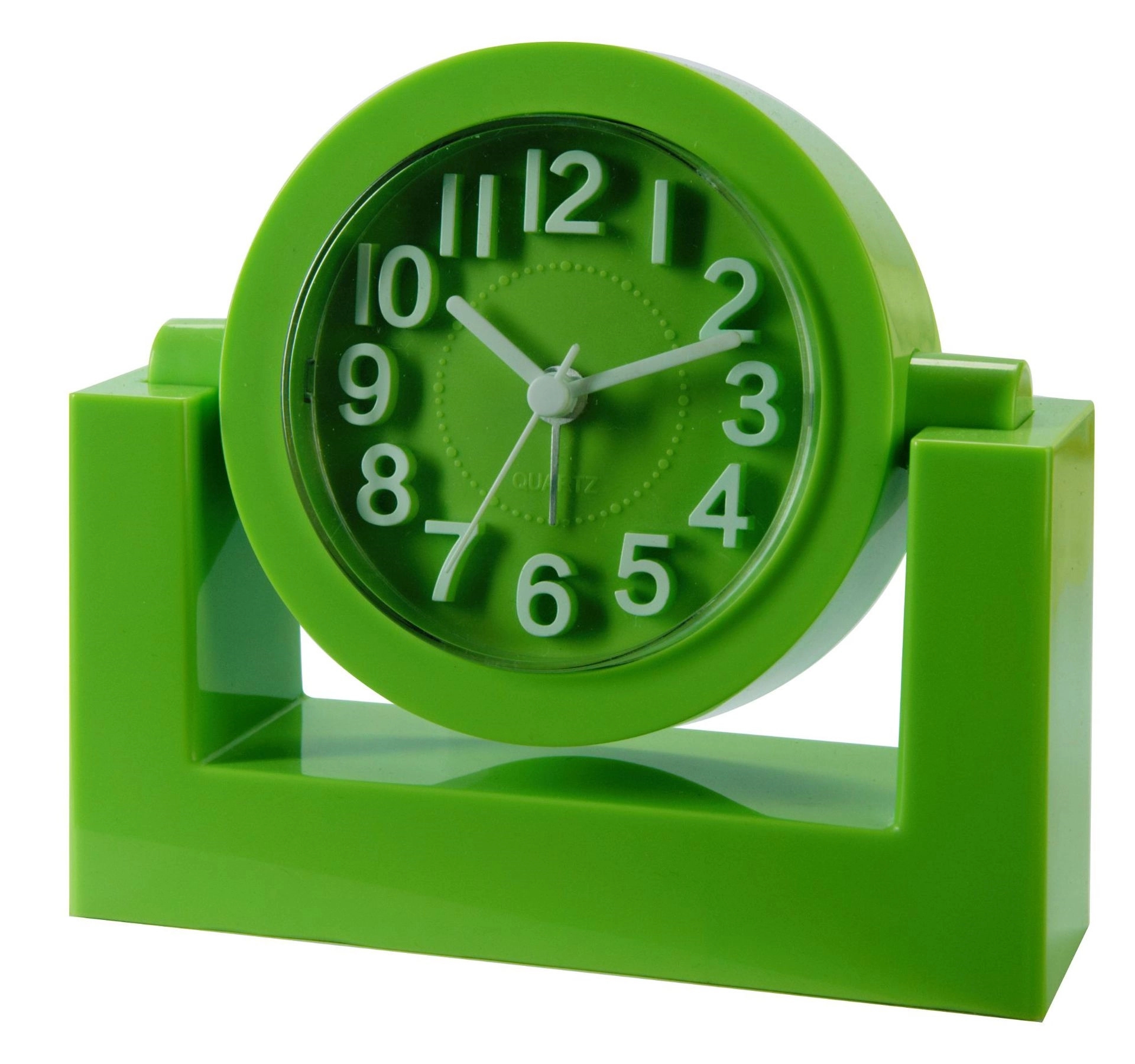 Swivel Desktop Clock with 3D Number 4