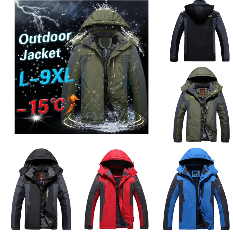 Men's Waterproof Ski Jacket Warm Winter Snow Coat 3