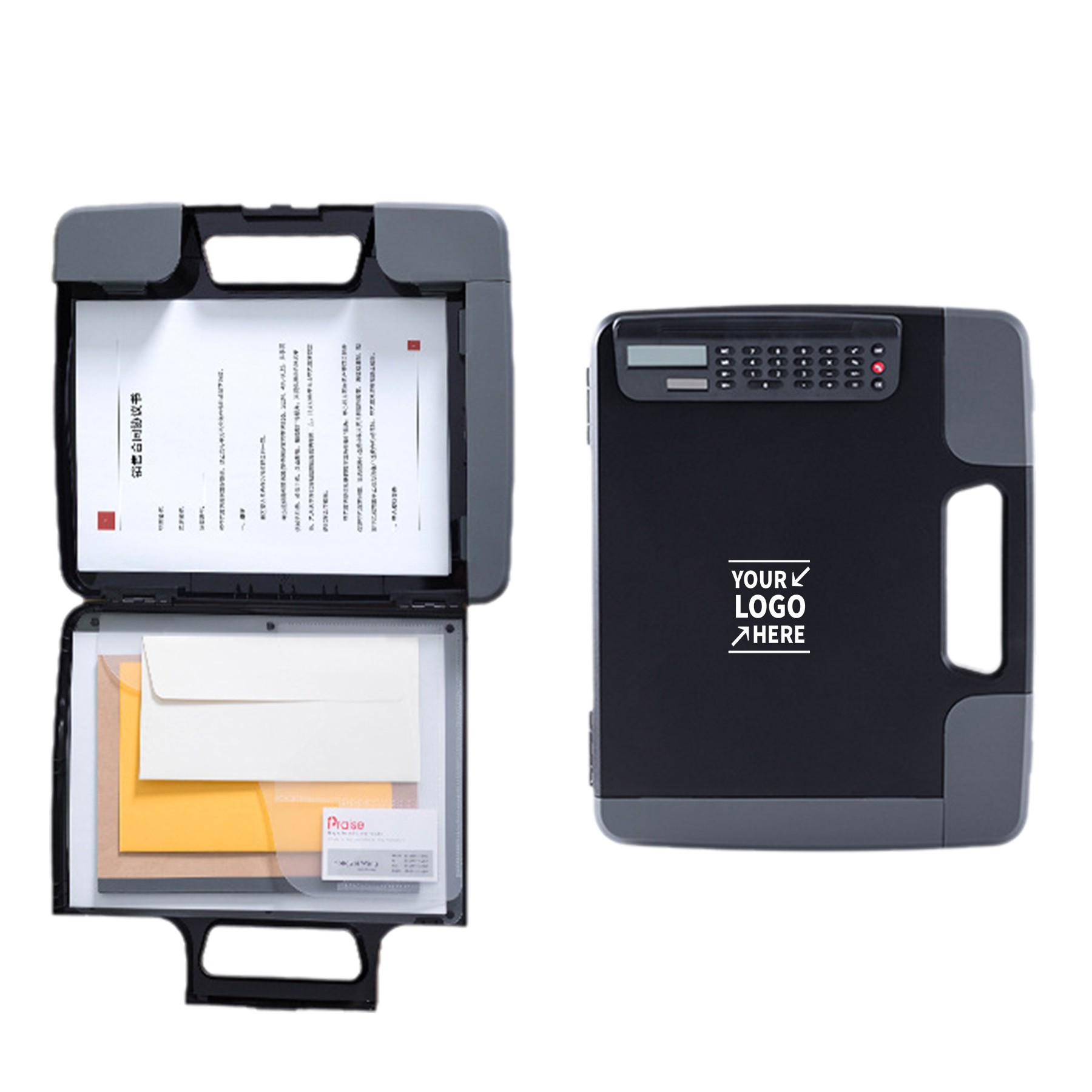 Multifunctional A4 Clipboard With Storage And Calculator 1