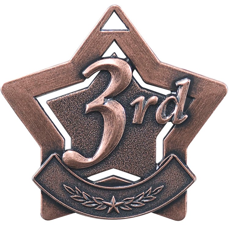 Third Star Medal, 2 1/4" Star 2