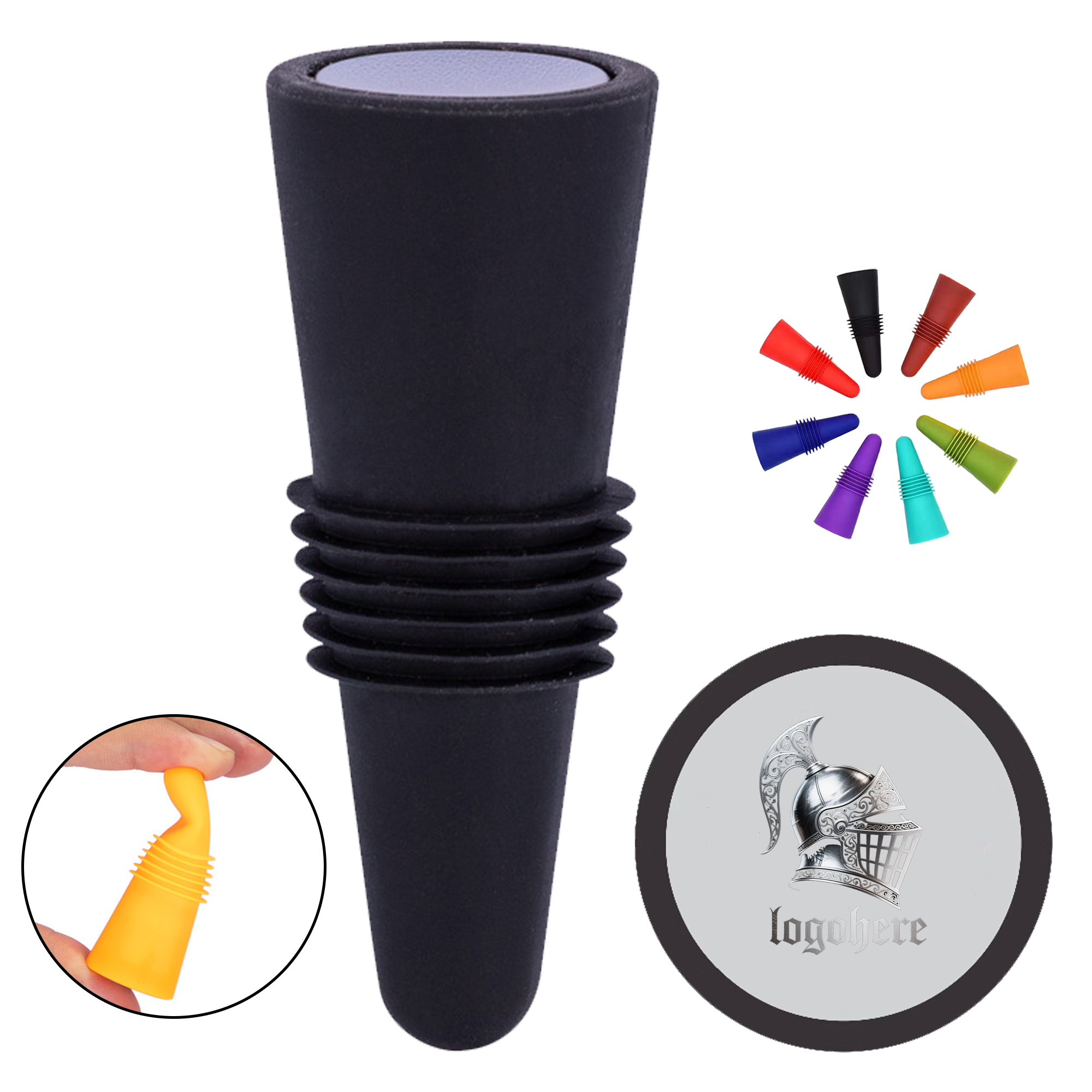 Heavy Duty TPR Champagne Sealer Stopper 12