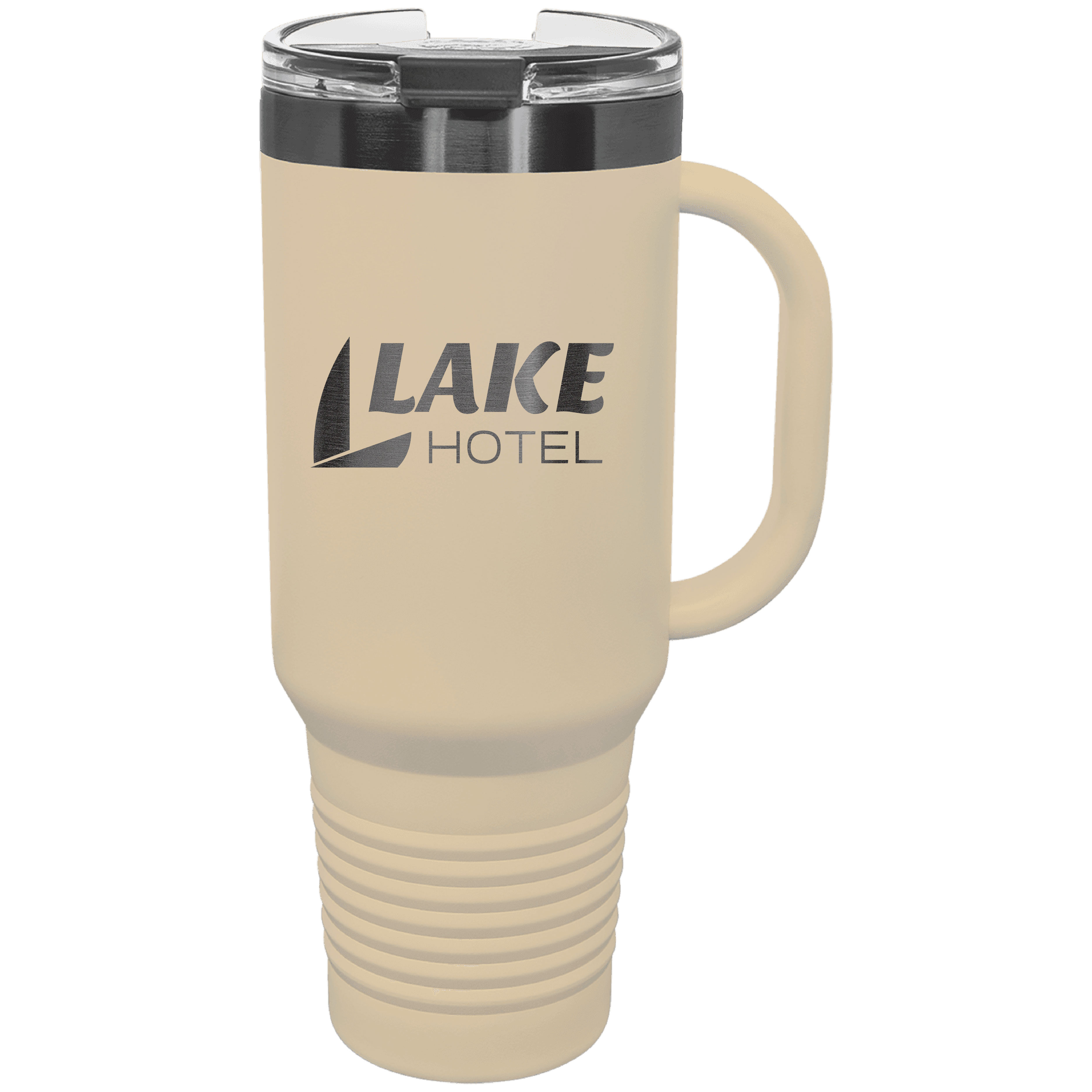 Polar Camel 40oz Ghost Black ION-Plated Travel Mugs w/ Straw 5