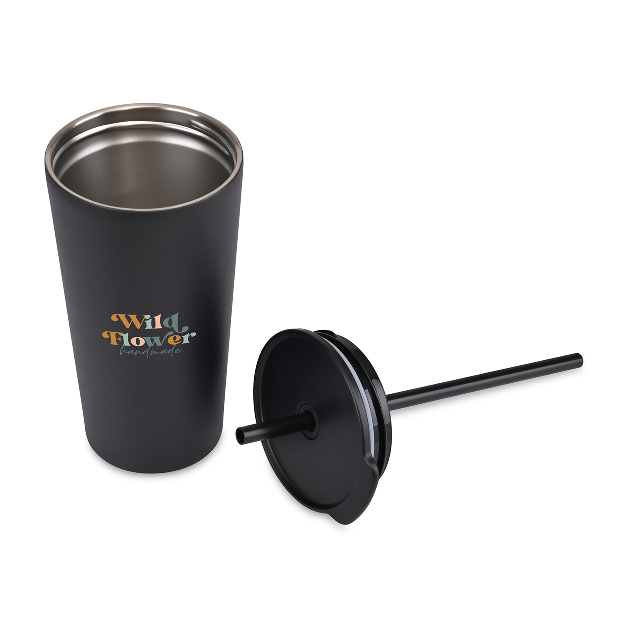 Aviana™ Rowan Recycled Straw Tumbler - 17 Oz. 11