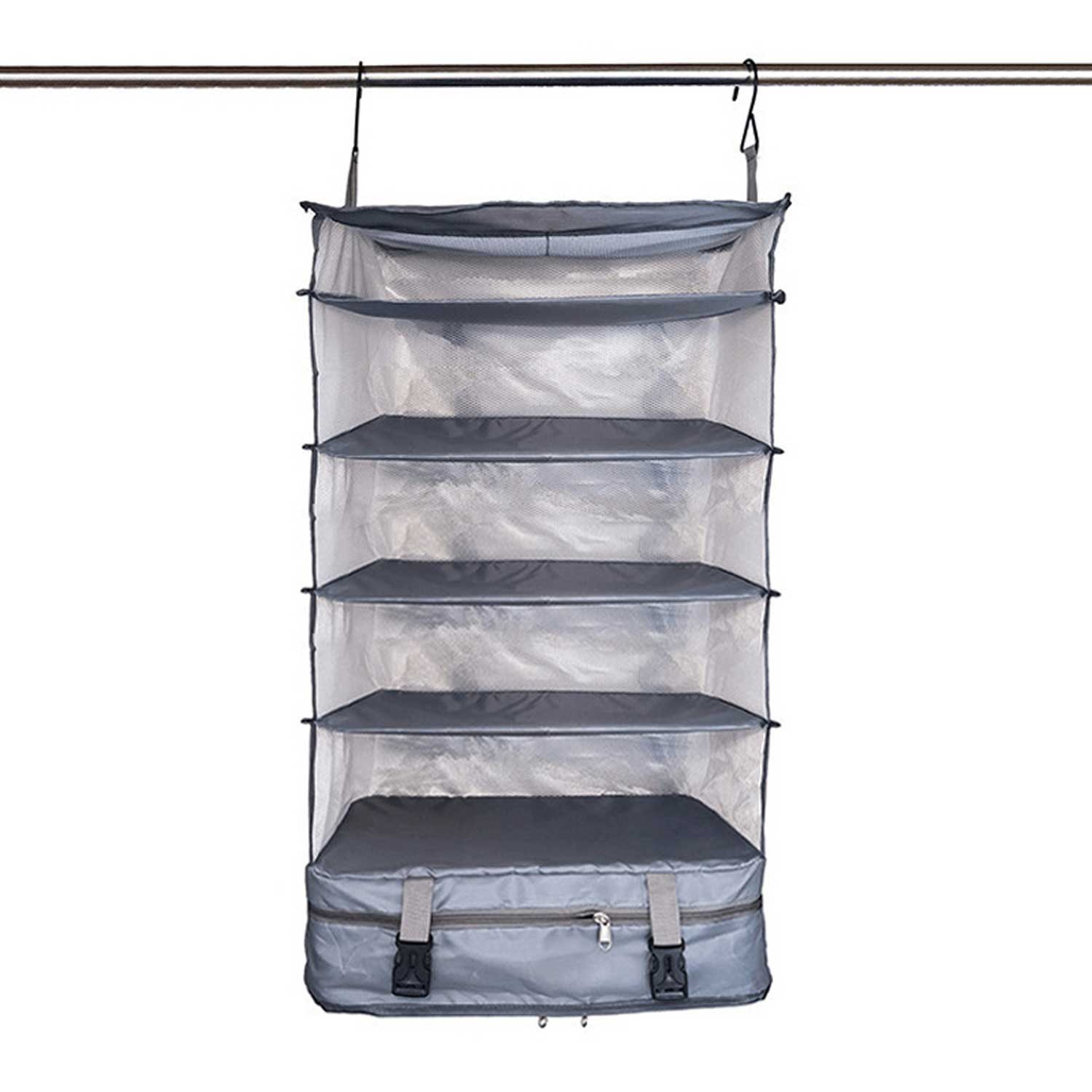 3/5/7-Layer Hanging Organizer - Foldable Mesh Storage Bag 5