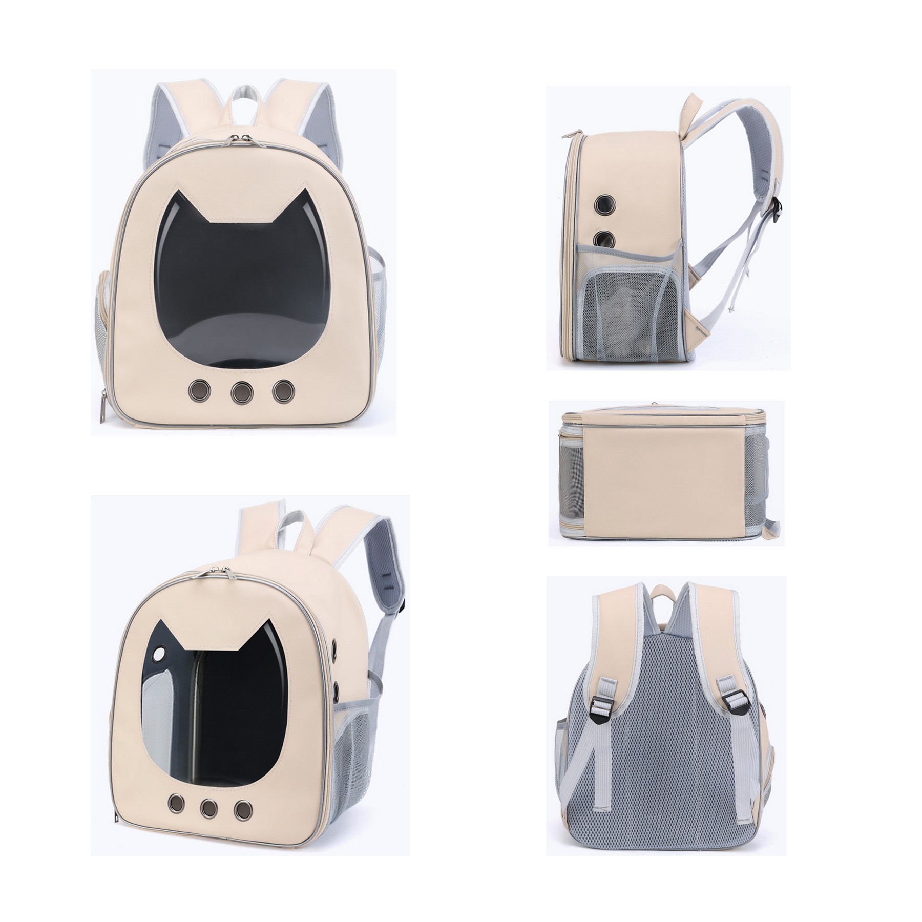 Stylish Breathable Pet Backpack 5