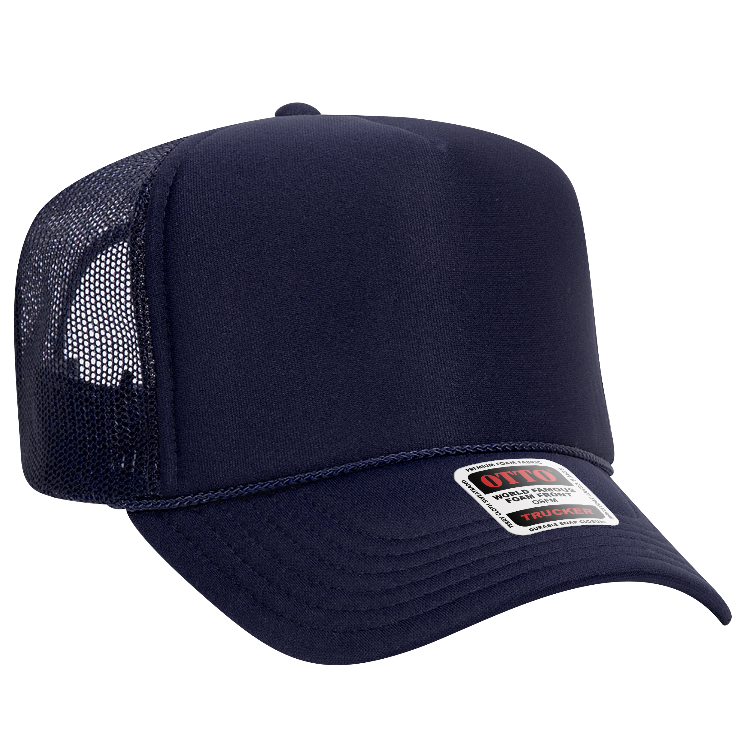 OTTO CAP® 5 Panel High Crown Mesh Back Trucker Hat 99