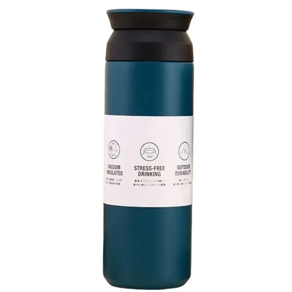 304 Stainless Steel Insulated Bottle with Handle or Flat-Lid, custom water bottle with logo imprint 8