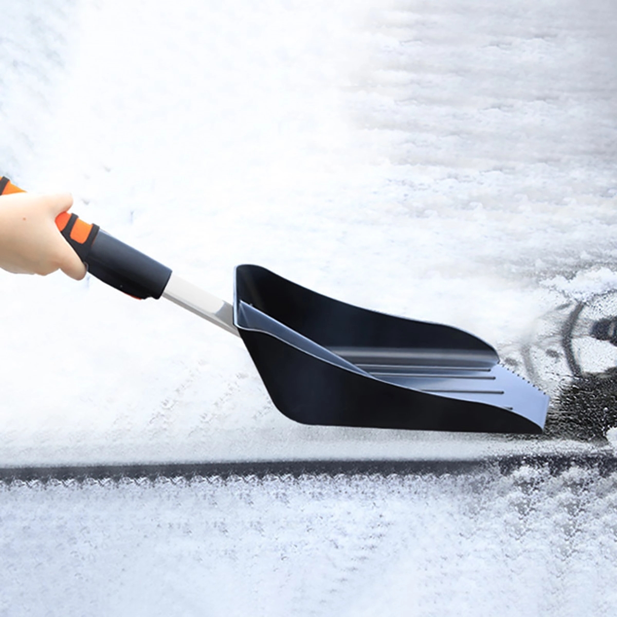 3 In 1 Extendable Detachable Ice Scraper Snow Brush 6