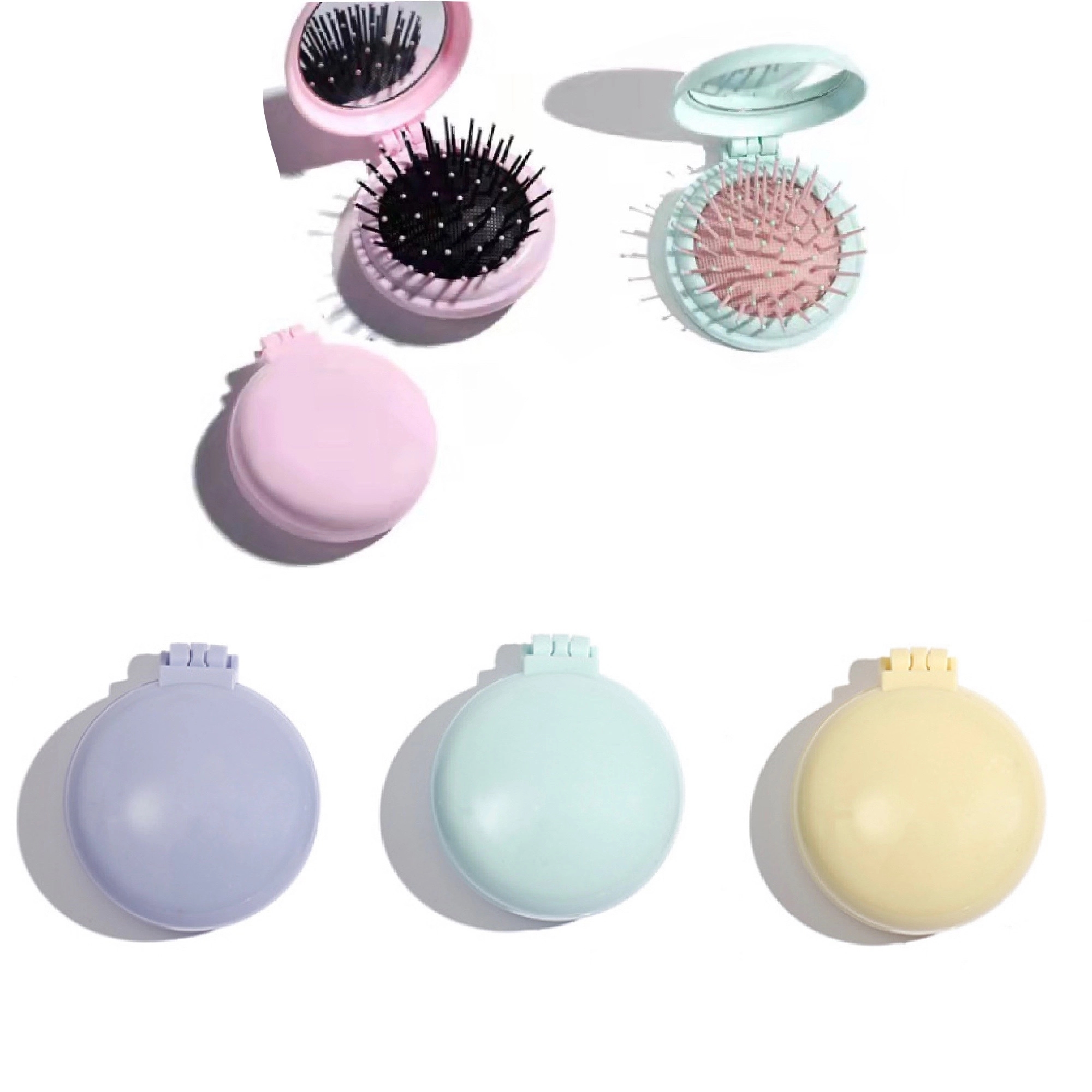 Folding Air Cushion Mirror Comb MOQ 50PCS 4