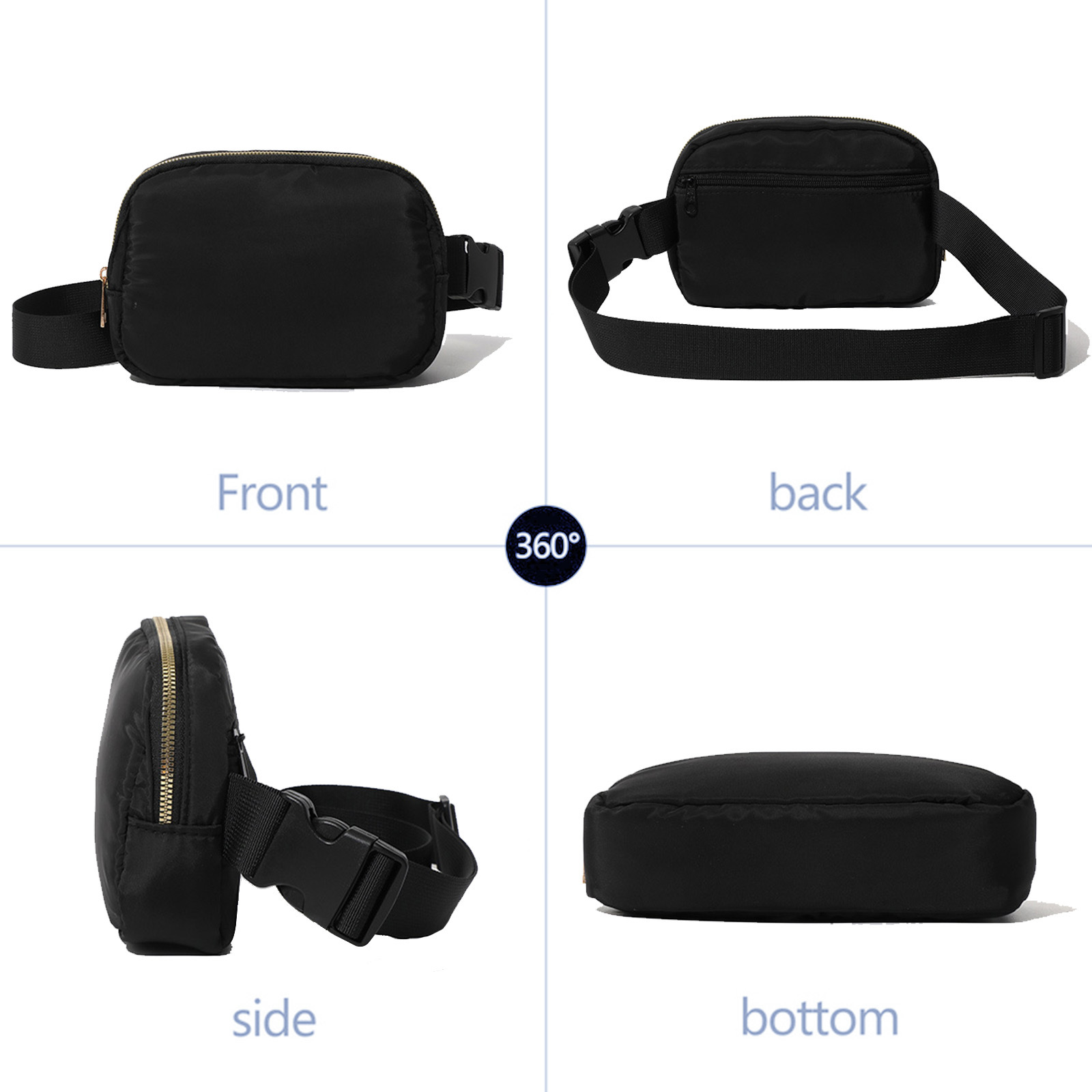 Urban - Explorer'S Cross - Body Zipper Belt Bag 4