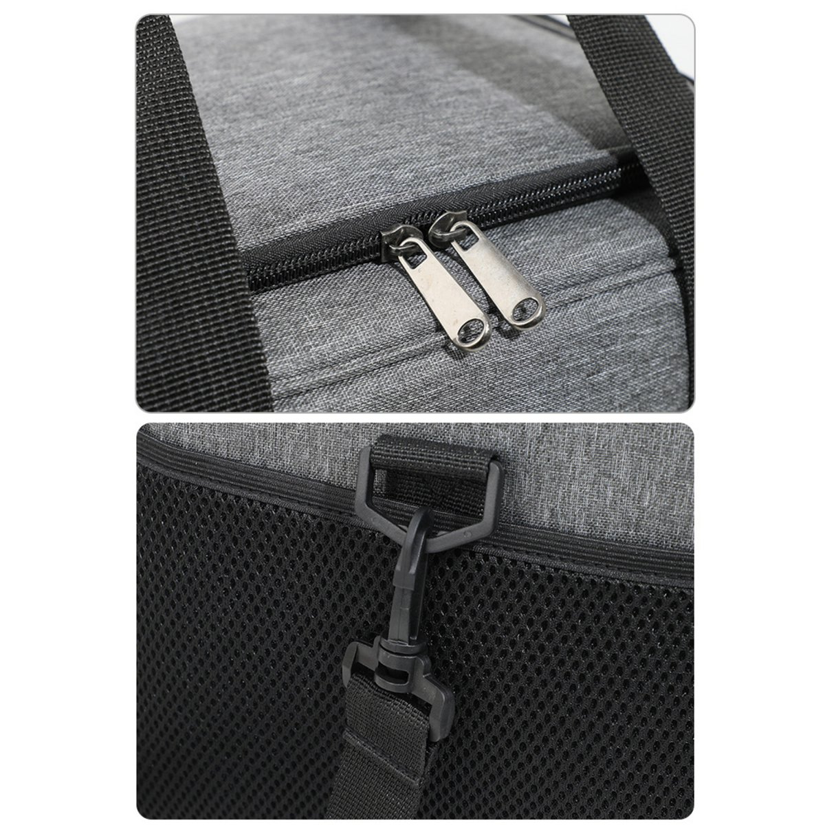 Insulated Picnic Lunch Cooler Tote Bag with Shoulder Strap 8