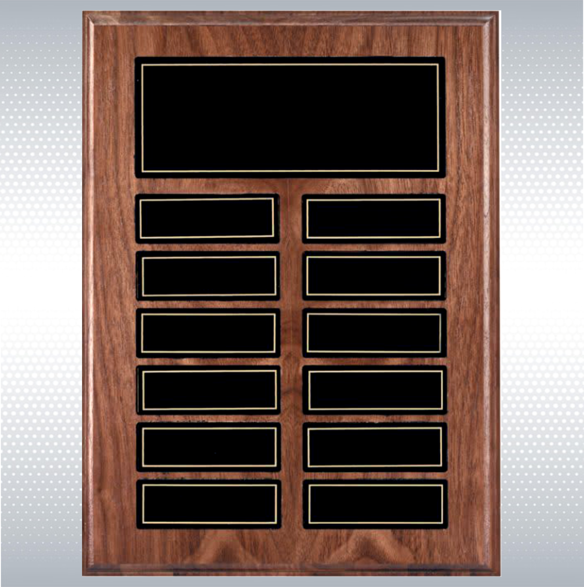 Recognition Pocket 12 Plate Perpetual Plaque (9" x 12") 3