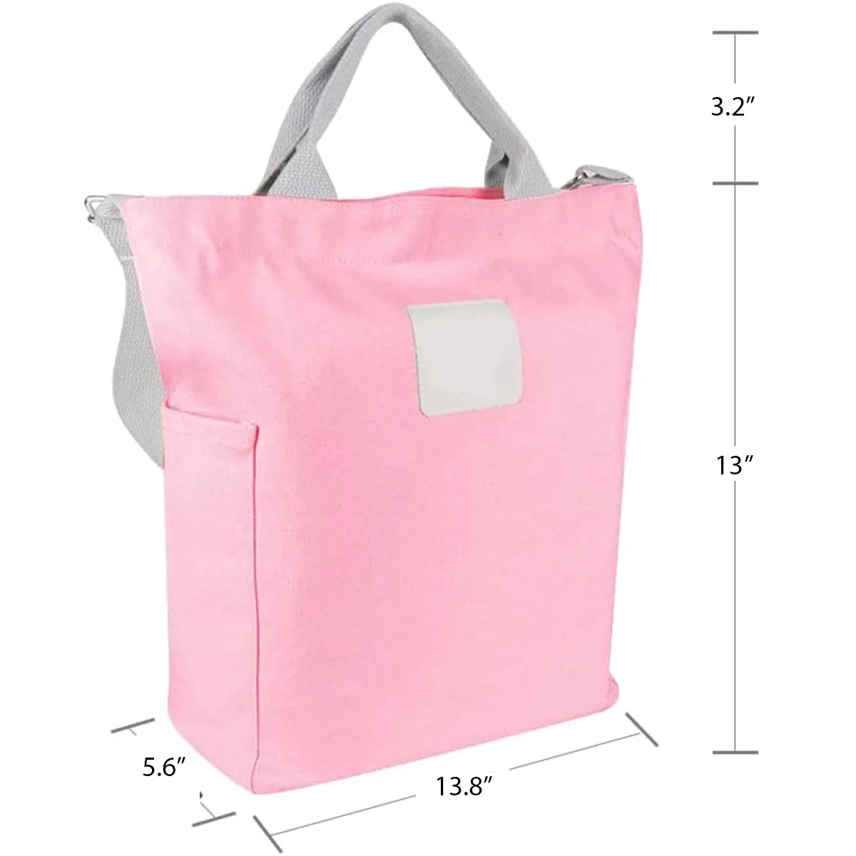 Shoulder Canvas Backpack Large Crossbody Bag 4