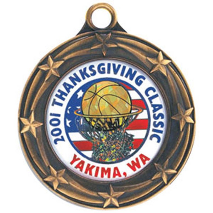 Express Bright Insert Medal (3") 6