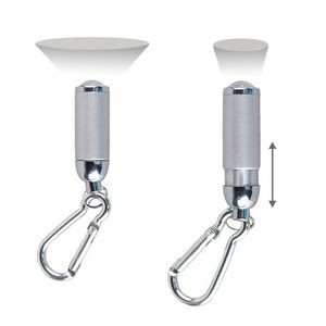 Transformable LED Keychain Flashlight Mini Lantern With Carabiner 2
