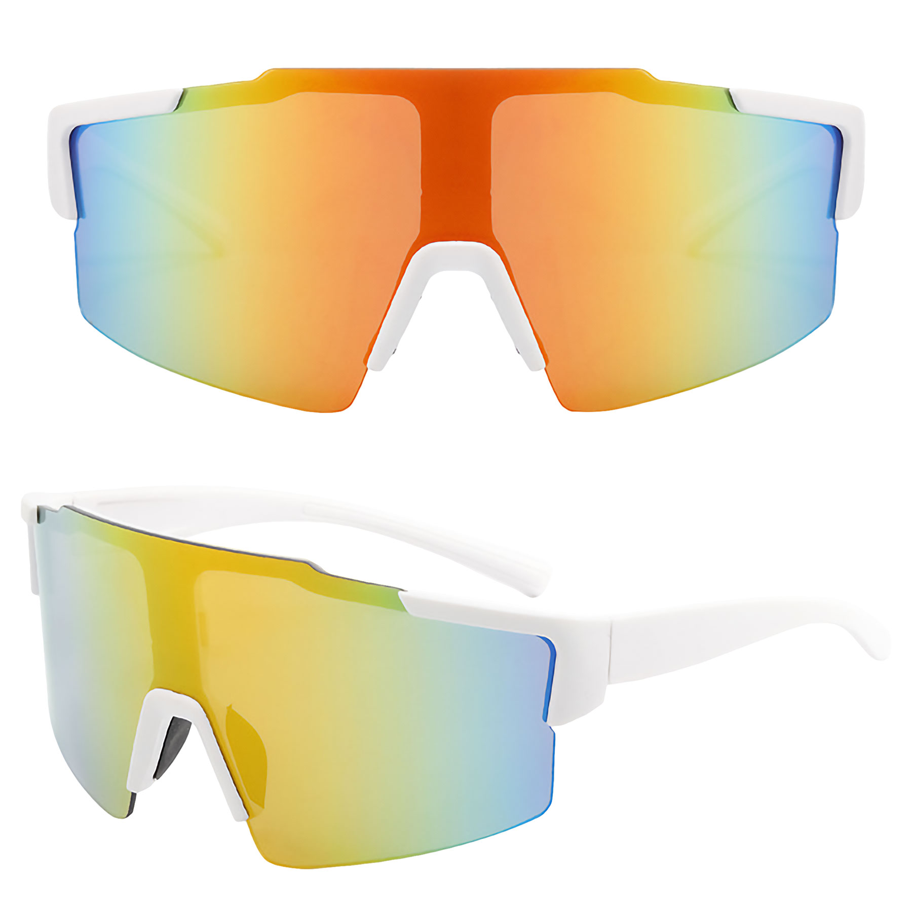 Sport Mask 2 Mirror Sunglasses 7