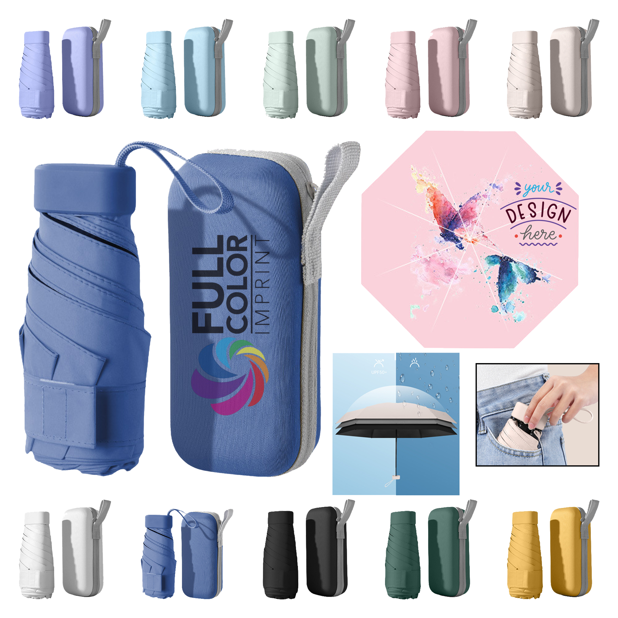 MOQ 20pcs The Pocket Guardian Umbrella 1