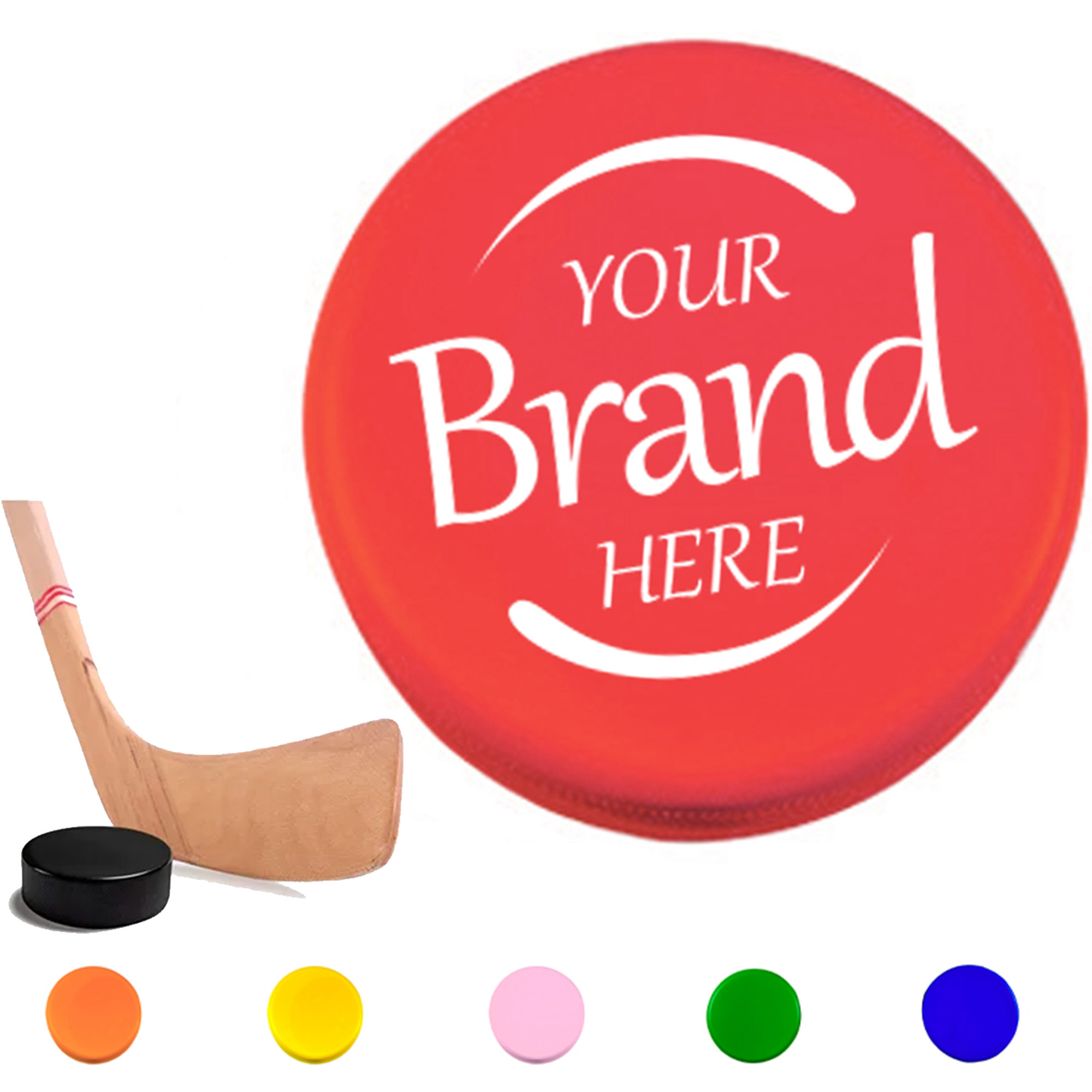 Custom PU Hockey Puck Stress Reliever 2