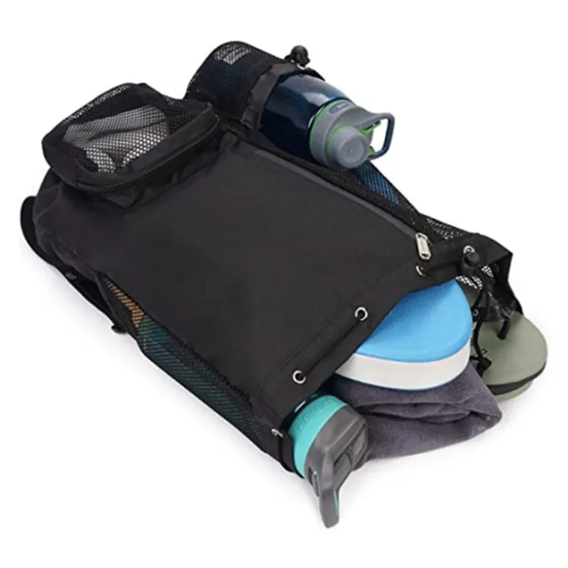 Big Mesh Mummy Backpack Waterproof Swimming Pool Bag 8