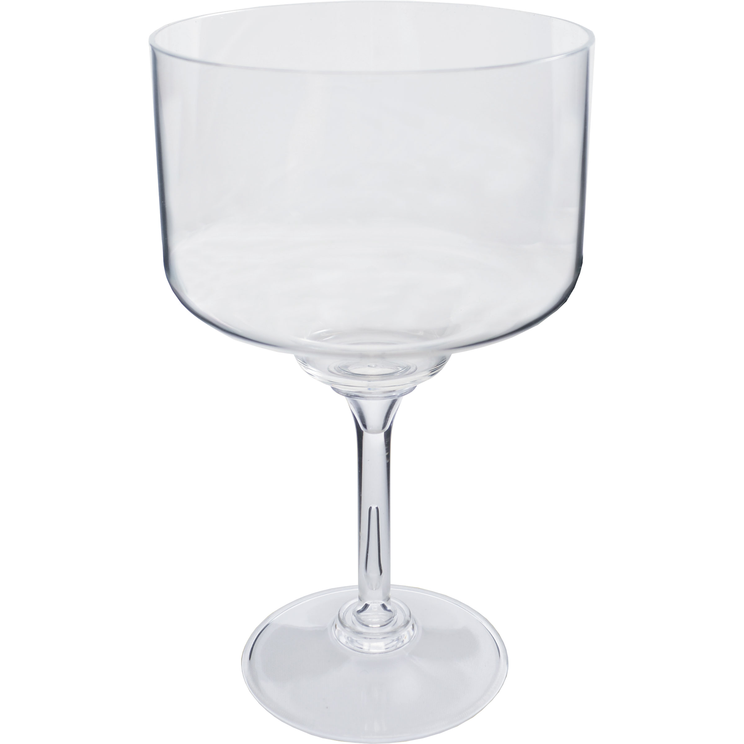18oz Standard Stem Plastic Margarita Glass with Your Choice of Stem Color 13