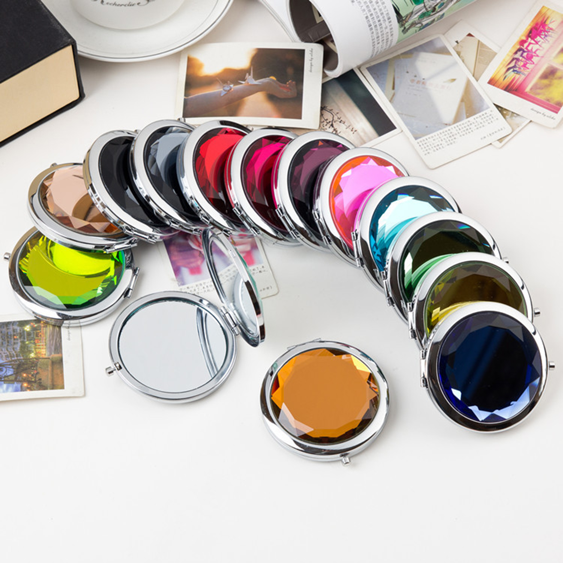 Metal Cosmetic Pocket Mirror 2