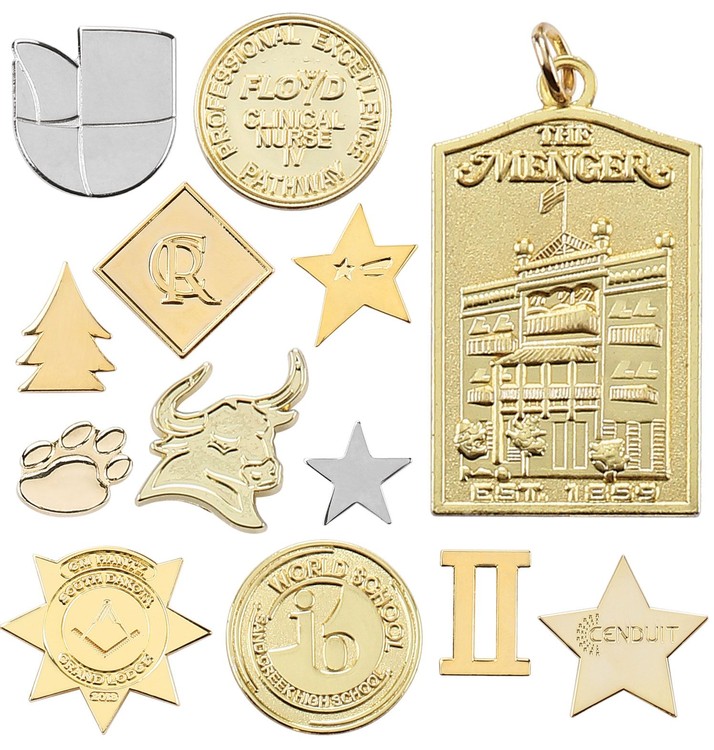 Die Struck High Polish Lapel Pin 17