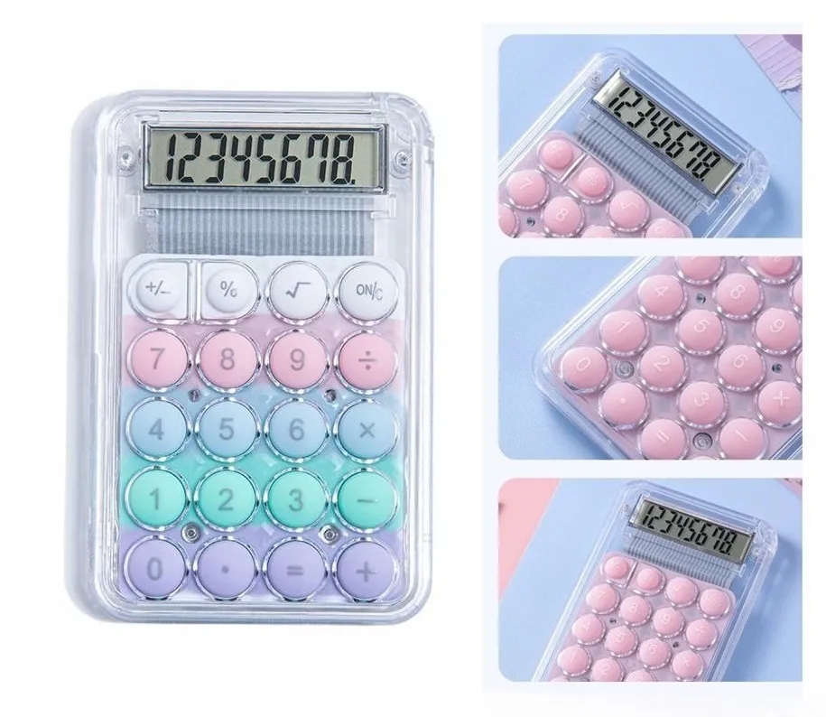 Cute Cartoon Transparent Calculator 4