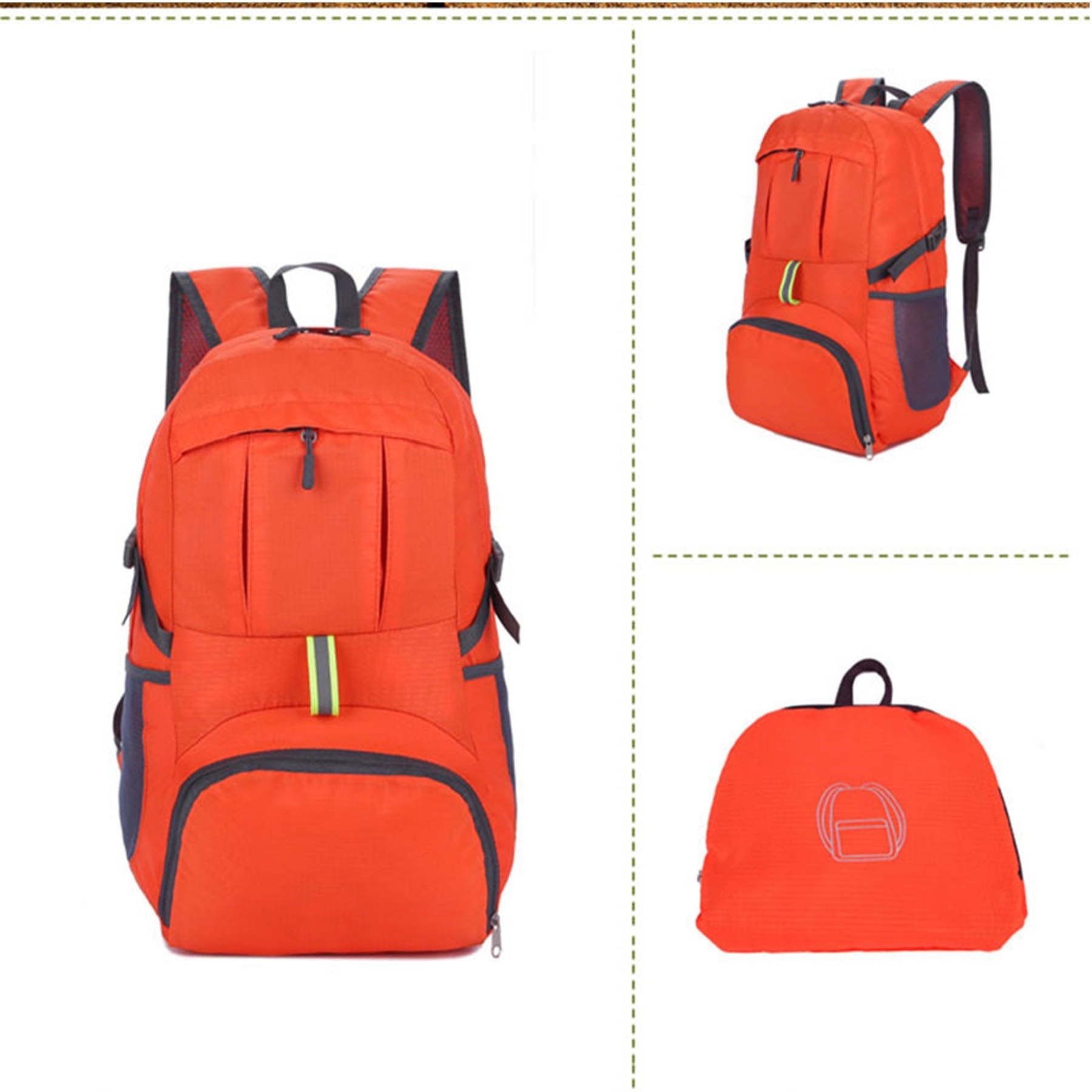 Large Capacity Foldable Lightweight Backpack 3