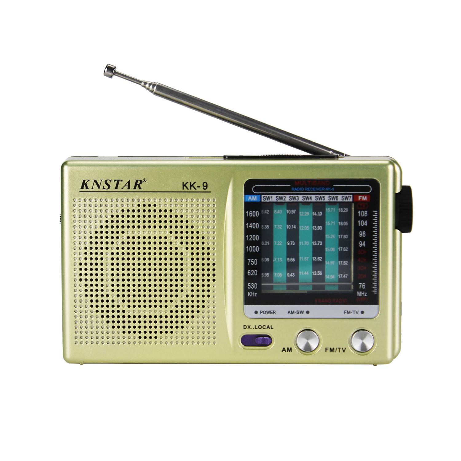 Full Band Retro Plastic Radio 4