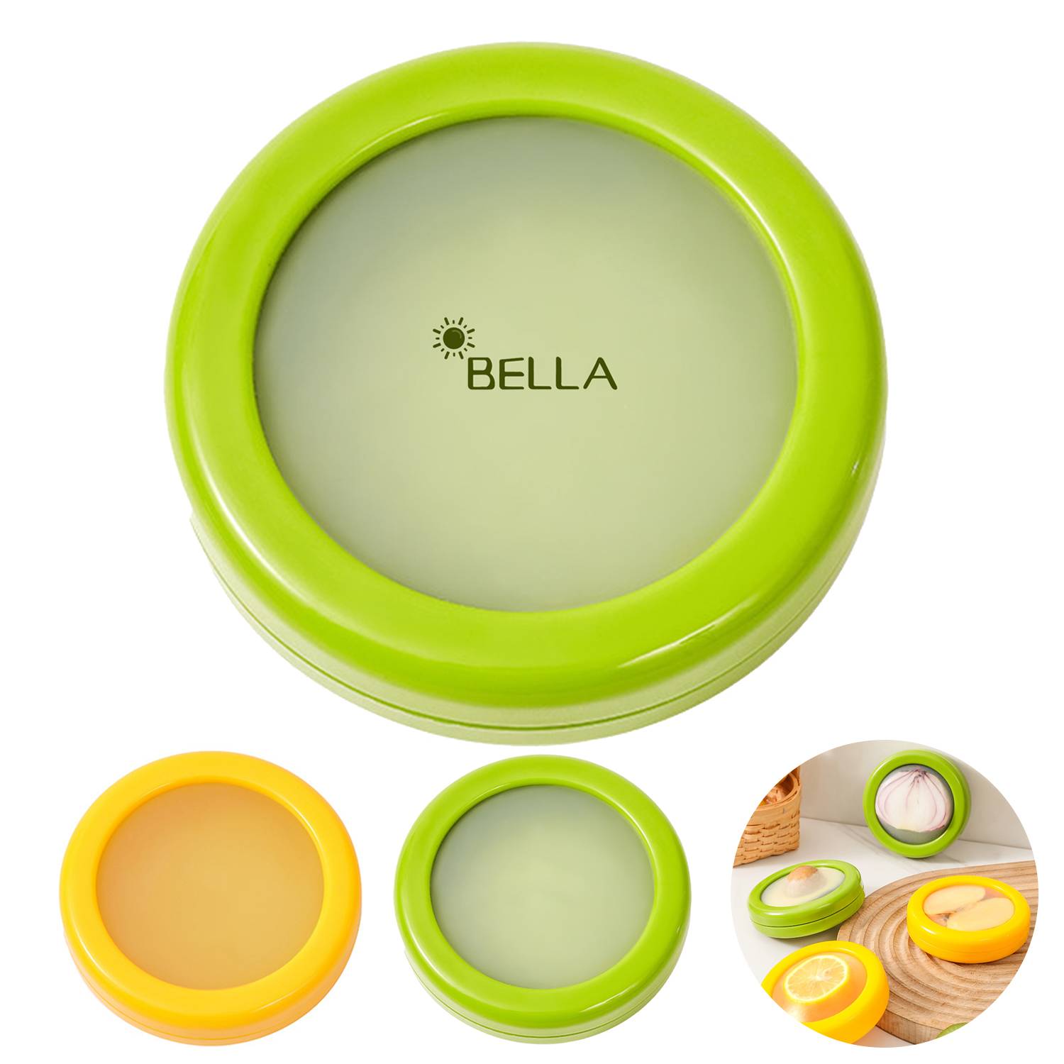 Silicone Separate storage boxes for vegetables and fruits 2