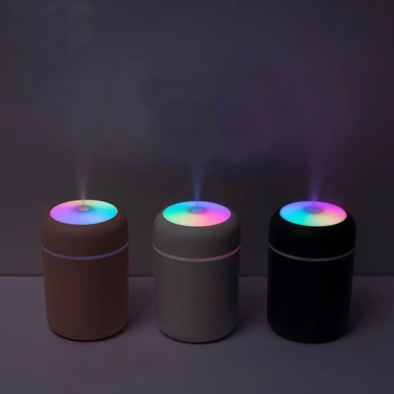 Portable 300ml USB Cool Mist Humidifier with LED Light for Bedroom 5