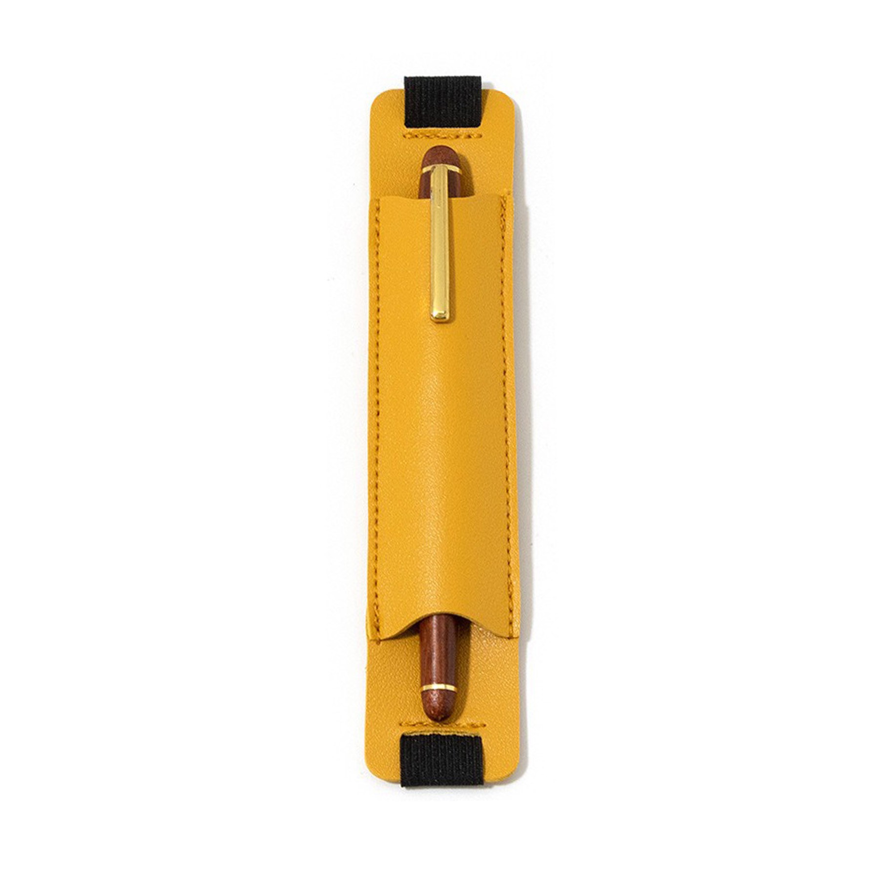 Pu Adjustable Elastic Band Pen Holder 3