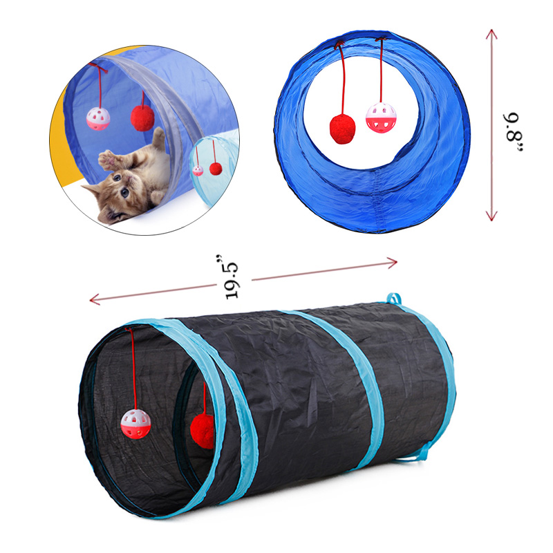 Foldable Crawl Cat Tunnel Toy 2