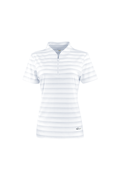 Women's Greg Norman LAB Stripe Polo 8