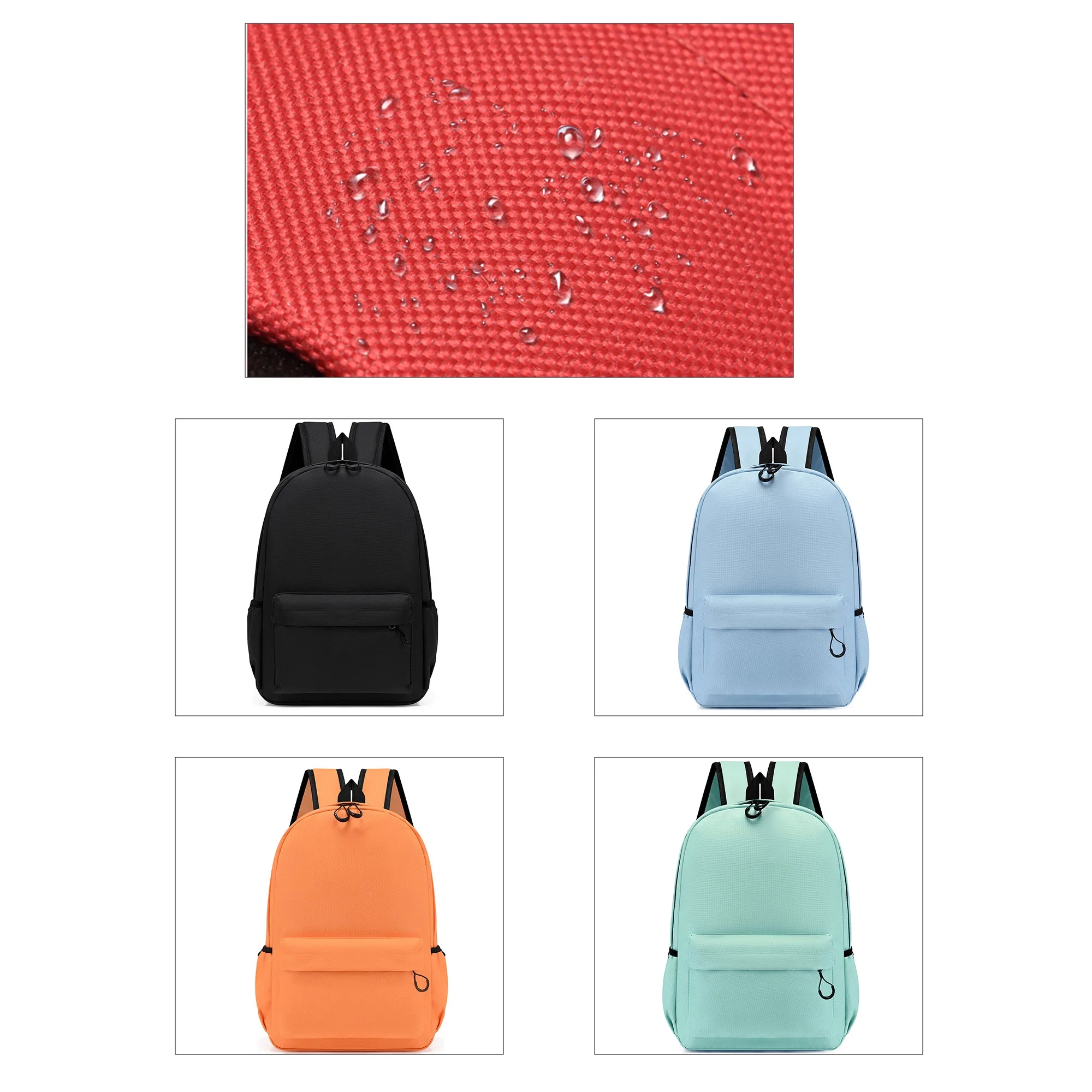 Student Oxford Backpack Water Resistant Laptop Compartment 2
