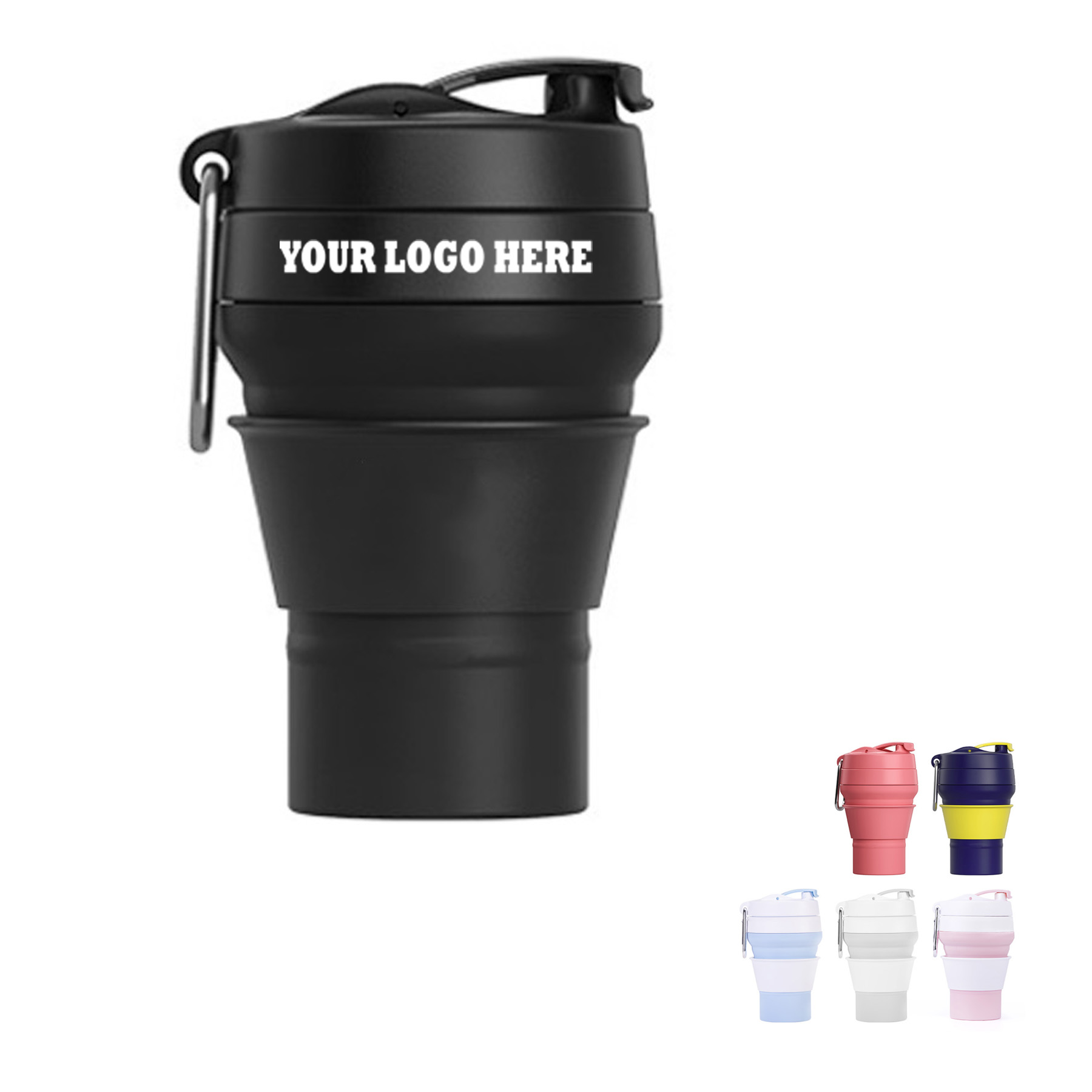 12 OZ Collapsible Silicone Bottle 2