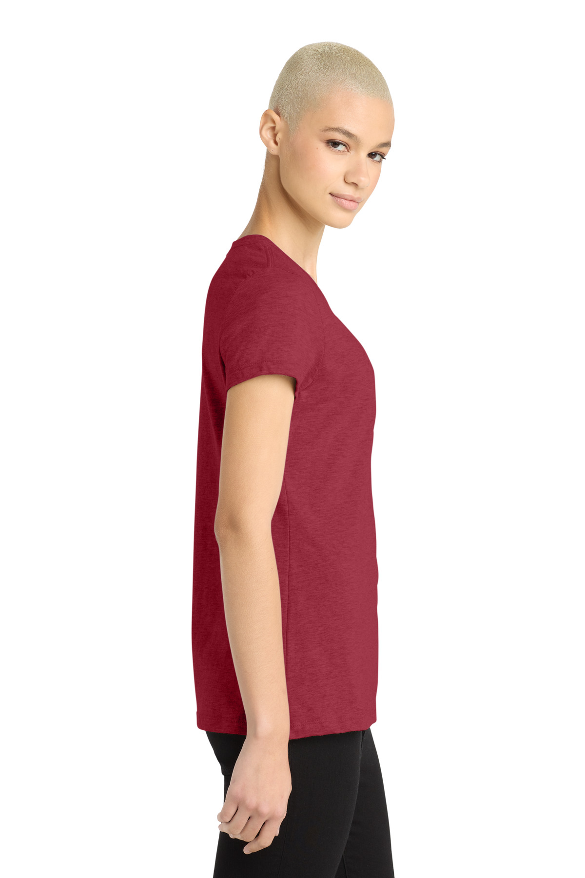 District Women's Perfect Blend CVC Tee. DM108L 61