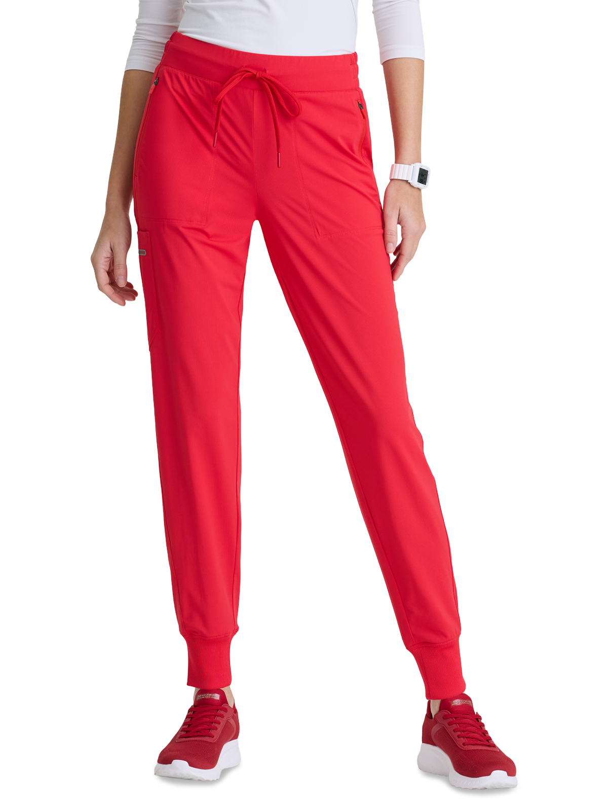Skechers Slip-Ins - Women's Five-Pocket Ribbed Cuff Pace Jogger Scrub Pant 24