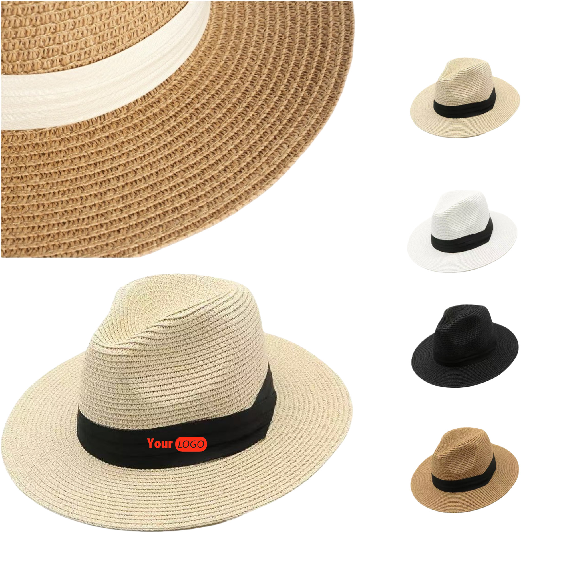 Breathable Unisex Panama Hat 2
