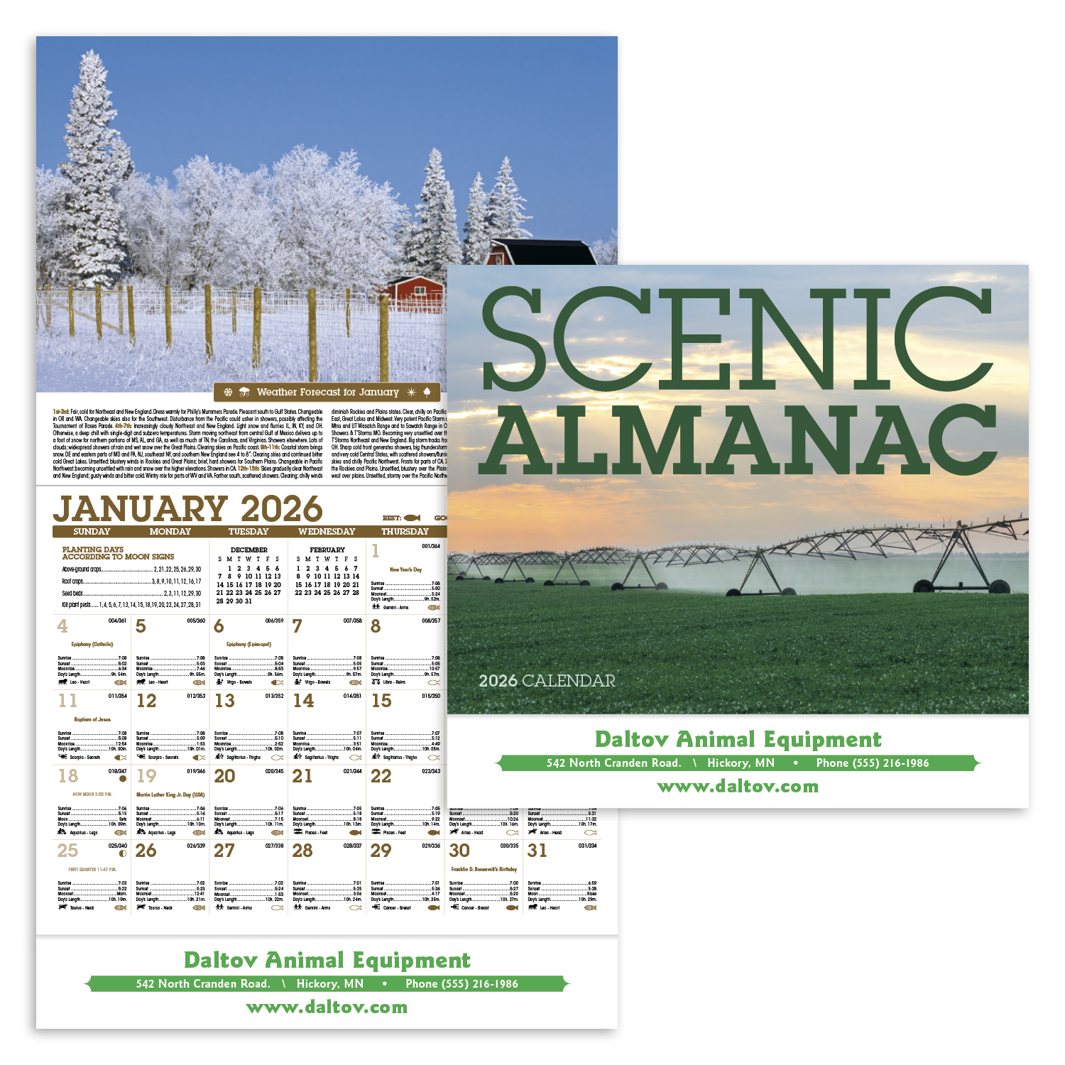 Triumph® Calendars Scenic Almanac 64