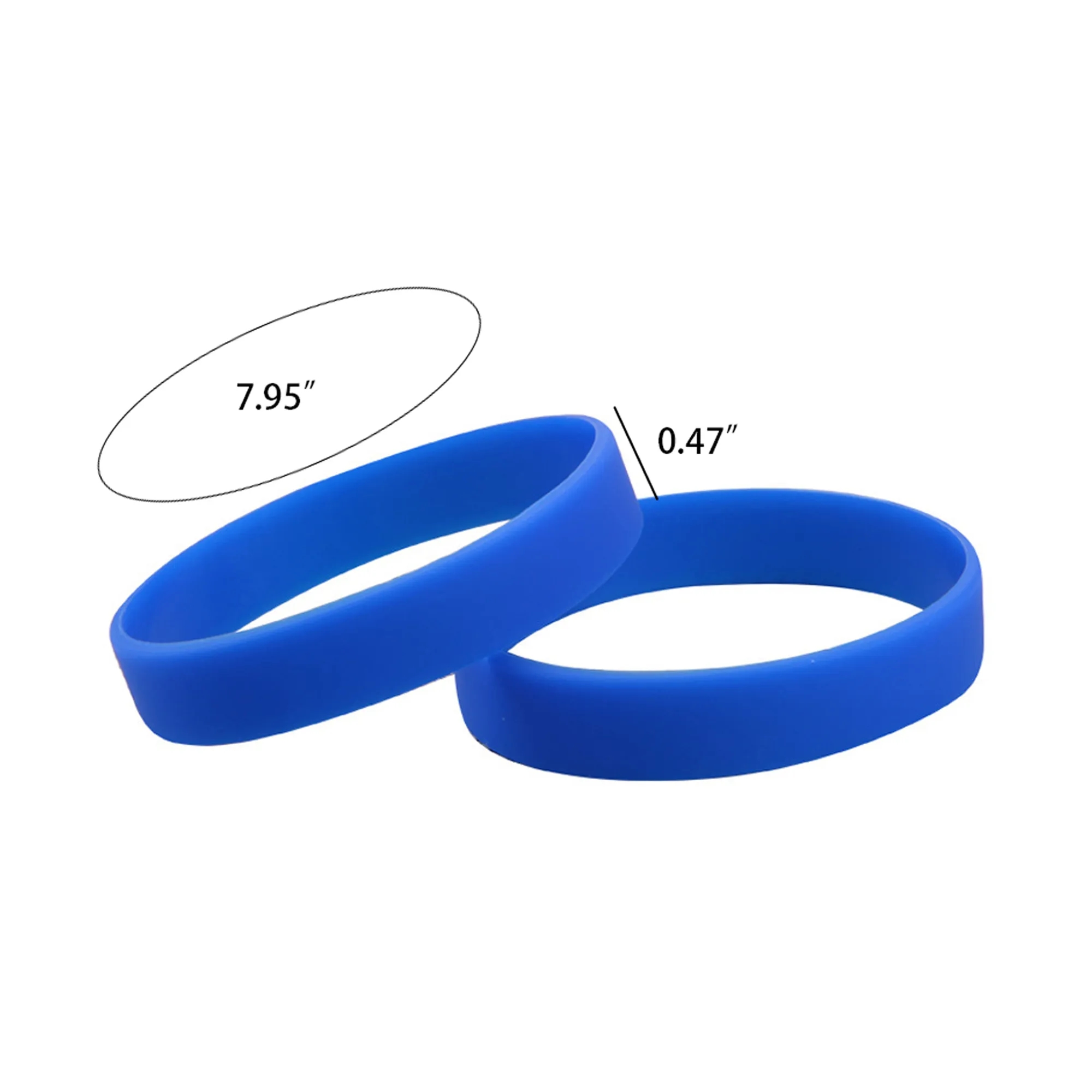 Solid Color Silicone Bracelets 3