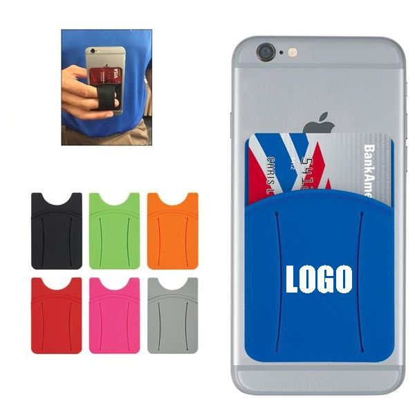 Finger Grip Cell Phone Card Holder 1