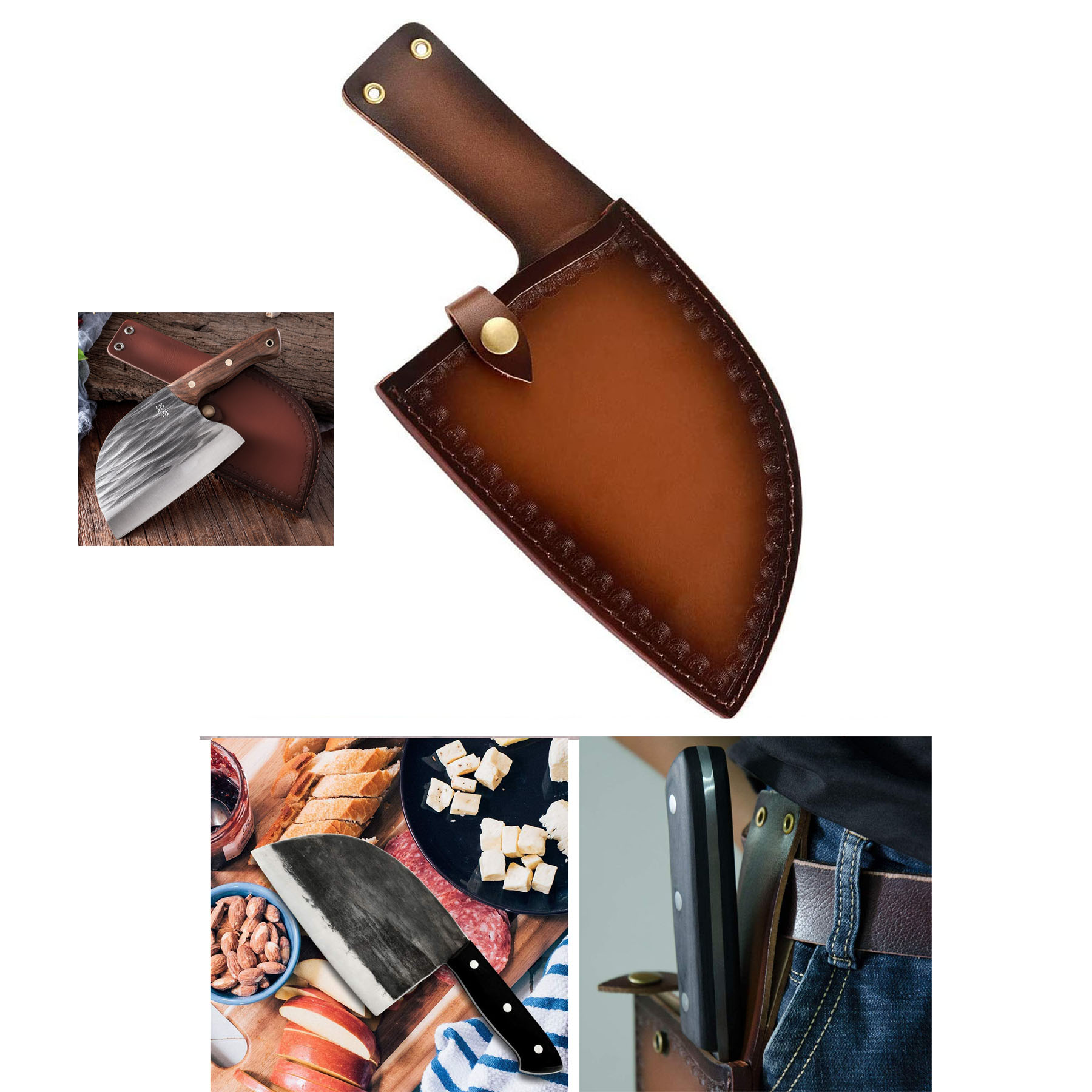 Handmade Forged Camping Chef Knife