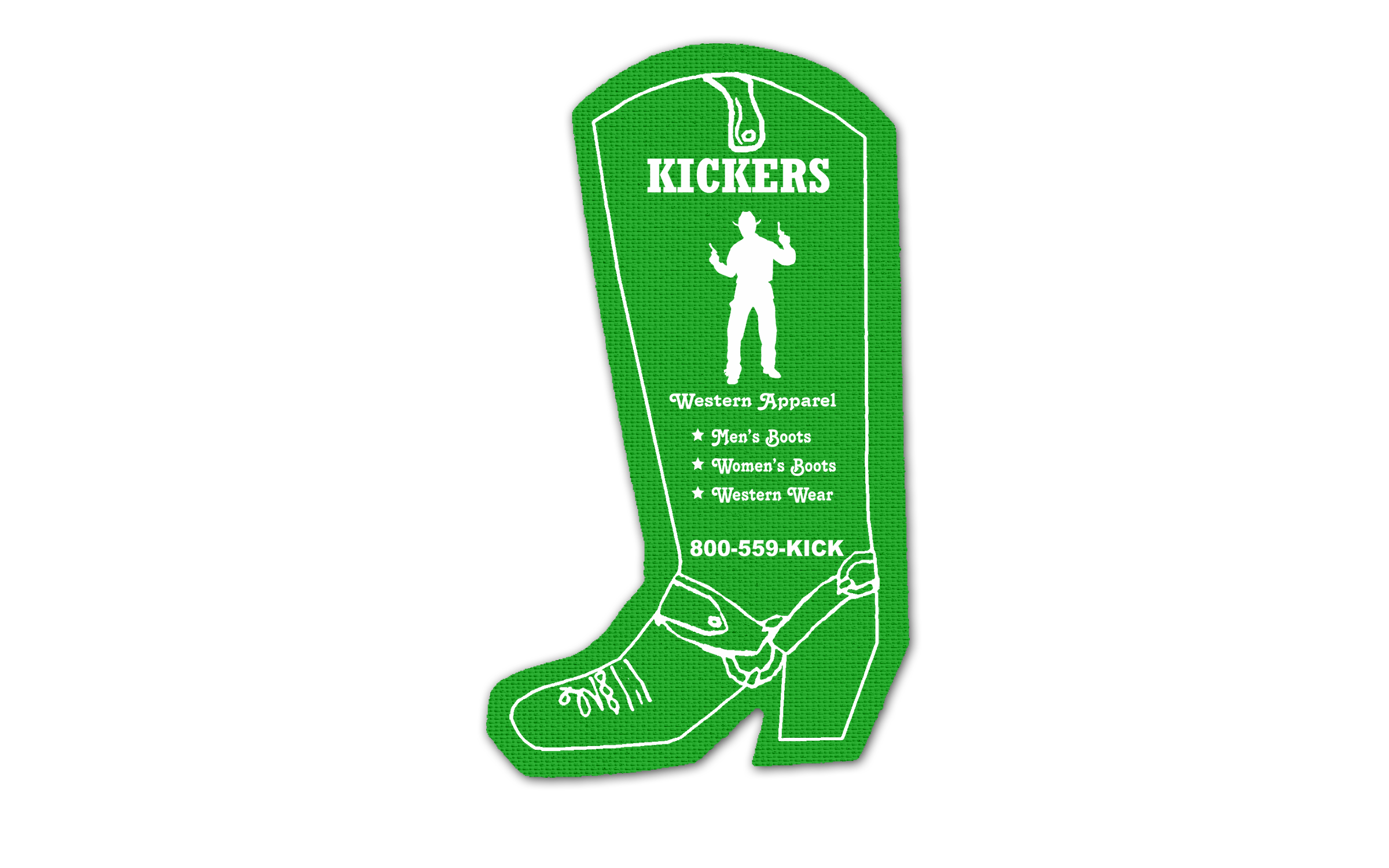 Cowboy Boot Vinyl Jar Opener 70
