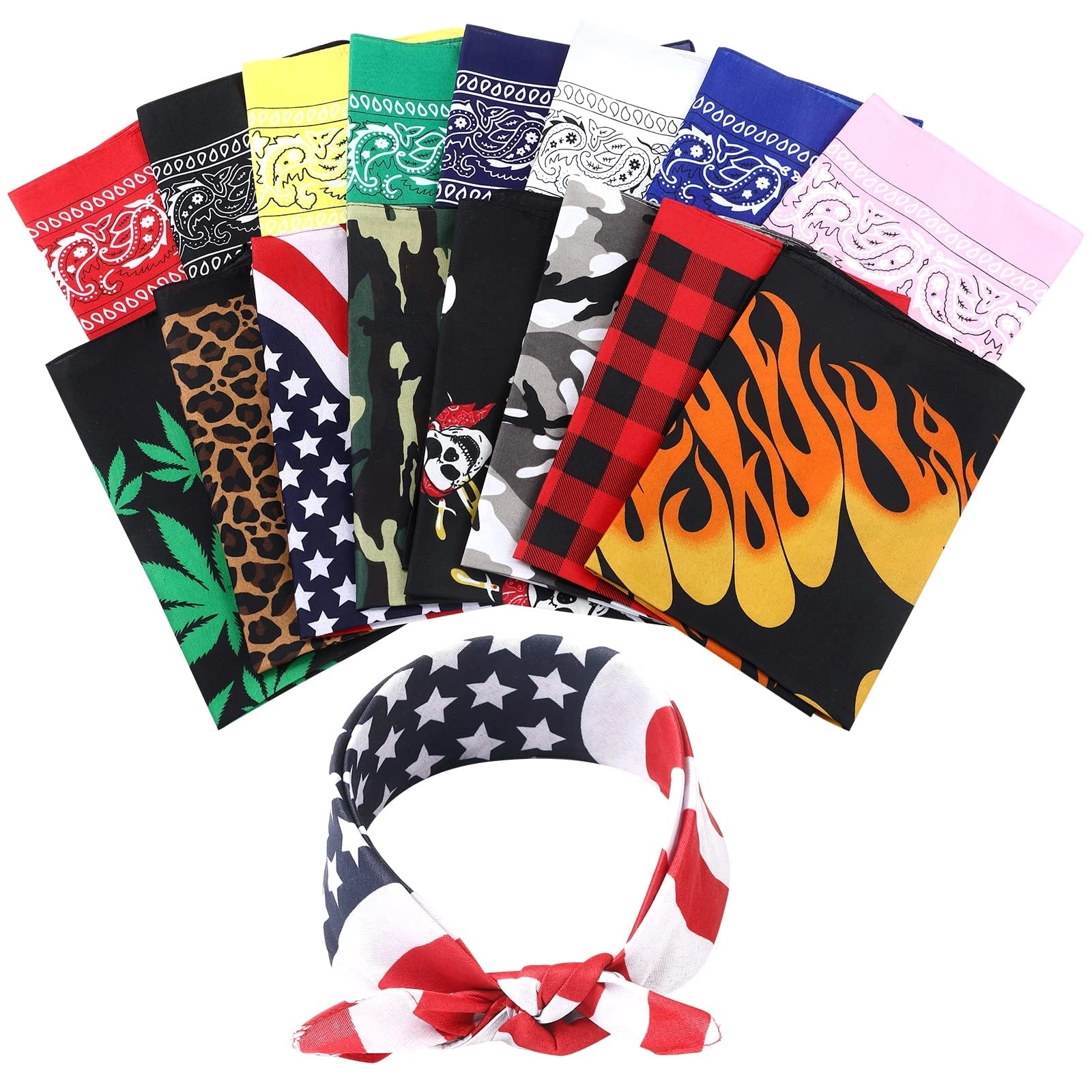 Bandanas Multi-Purpose Multicolor Headbands 3