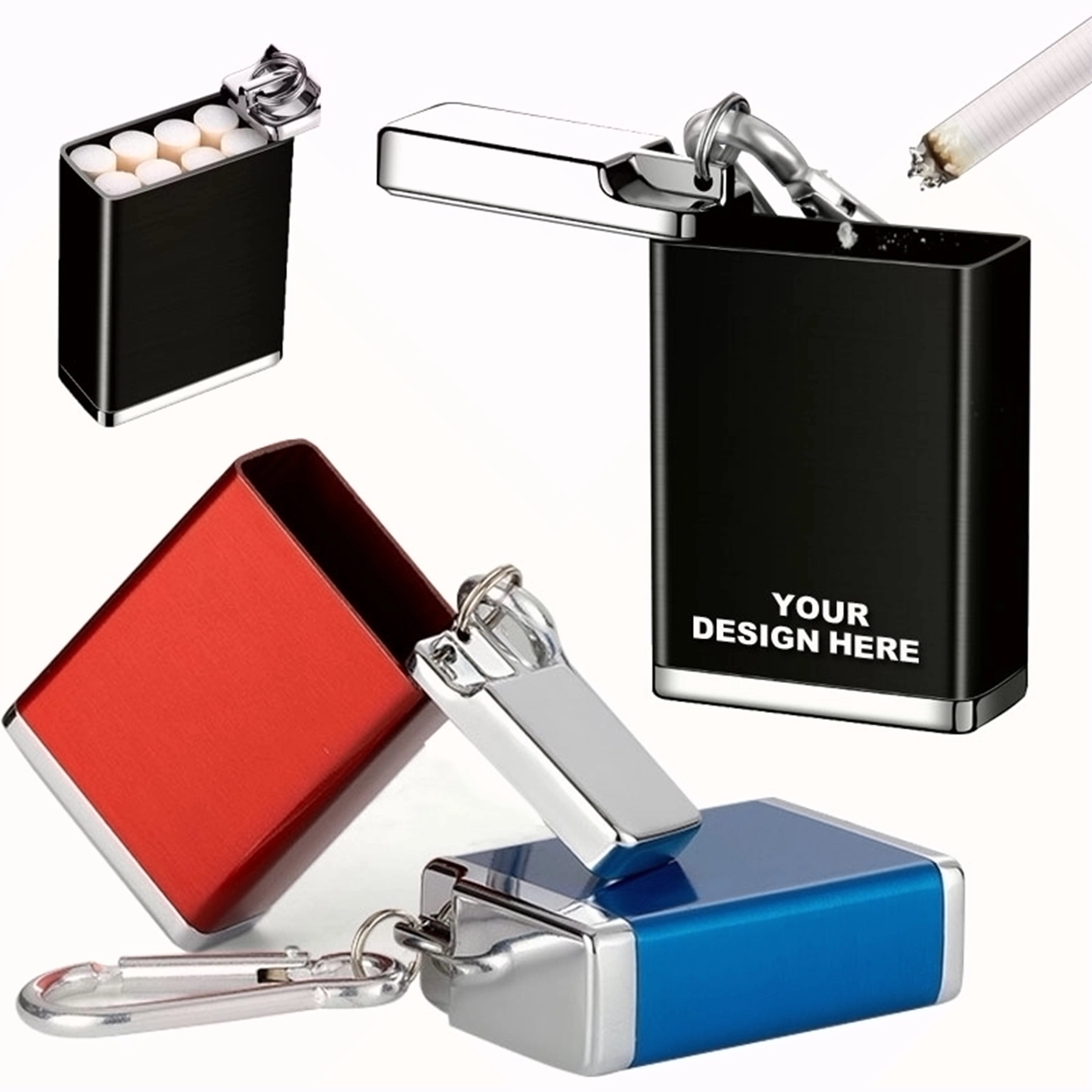 Keychain Metal Portable Ashtray 2