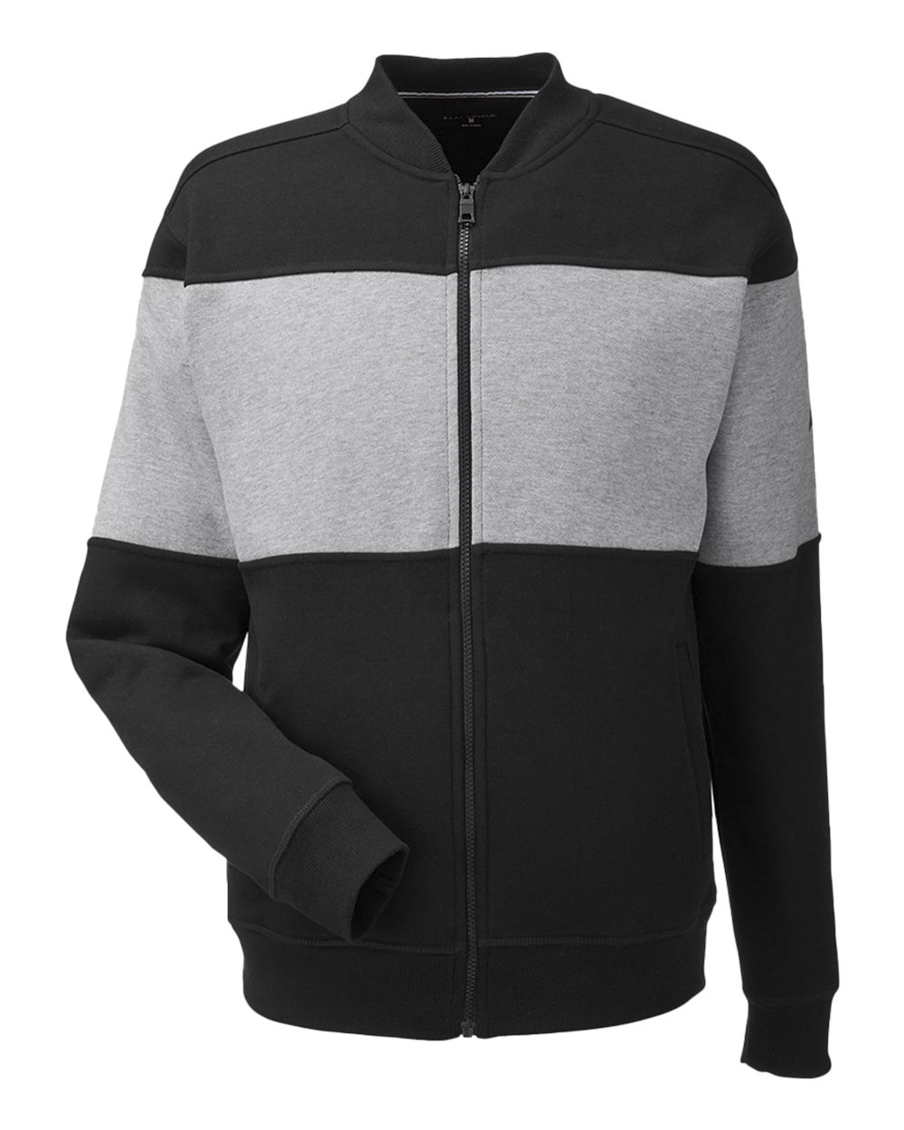 Unisex Anchor Fleece Colorblocked Bomber Jacket - N17928 3