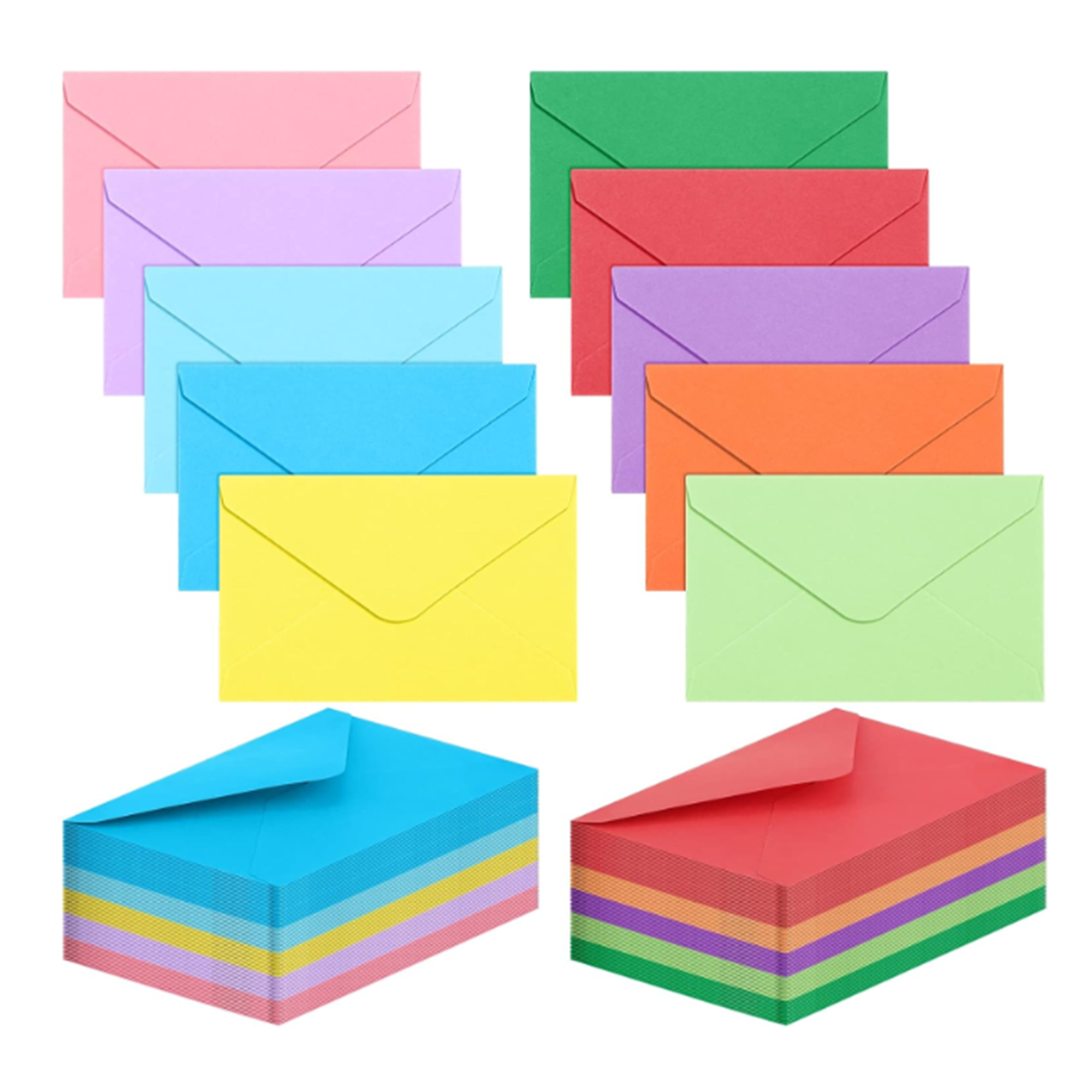 Solid Color Glue Cardstock European Envelope 1
