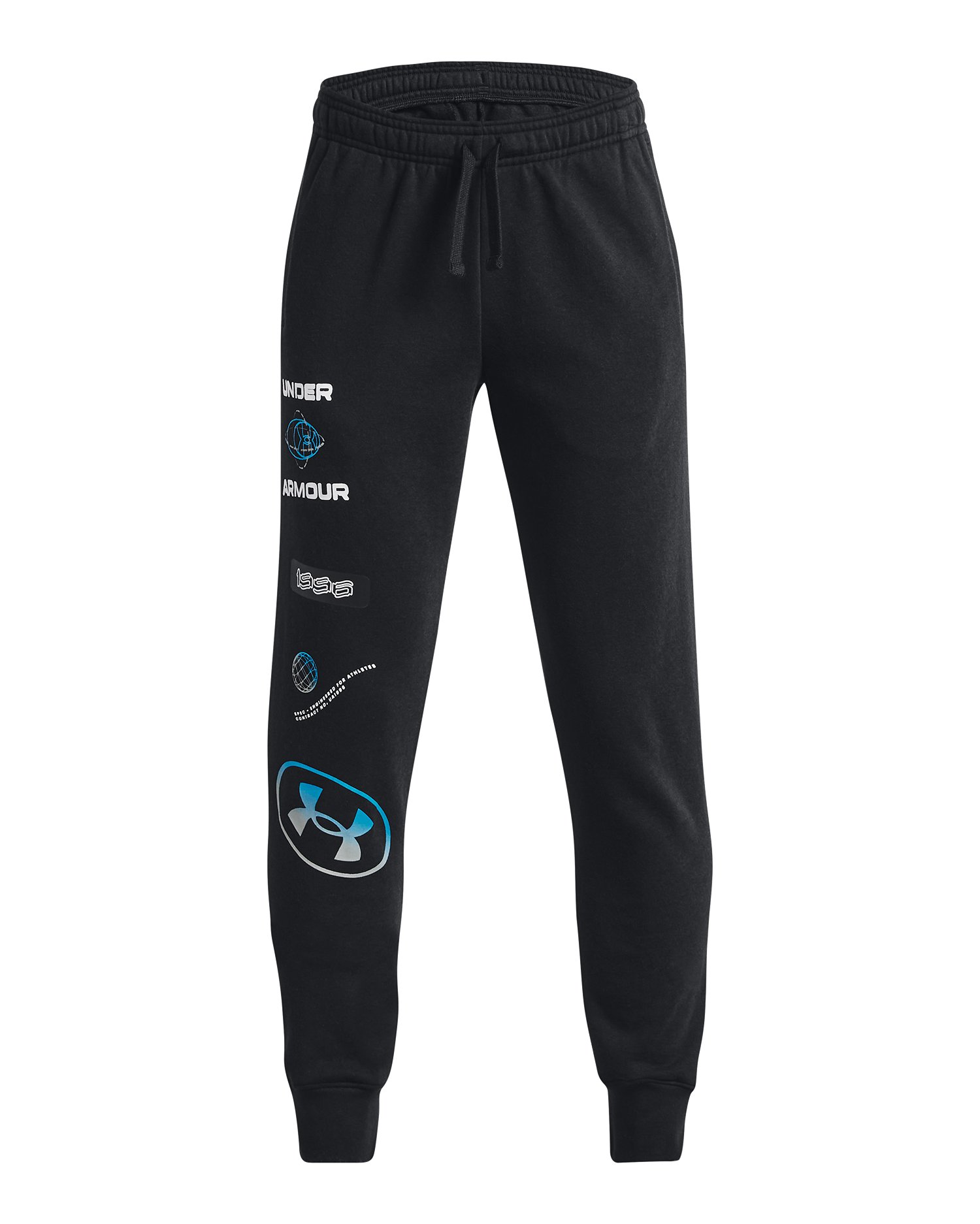 Boys' UA Rival Fleece Wordmark Joggers  2