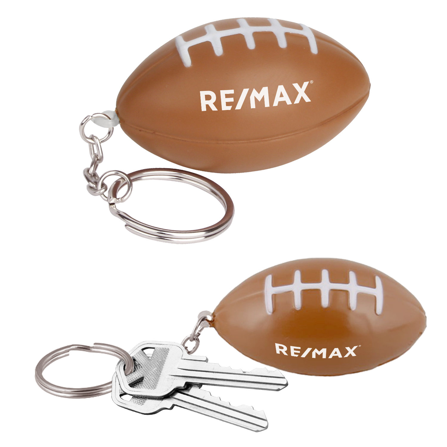 Football Stress Keychain 1